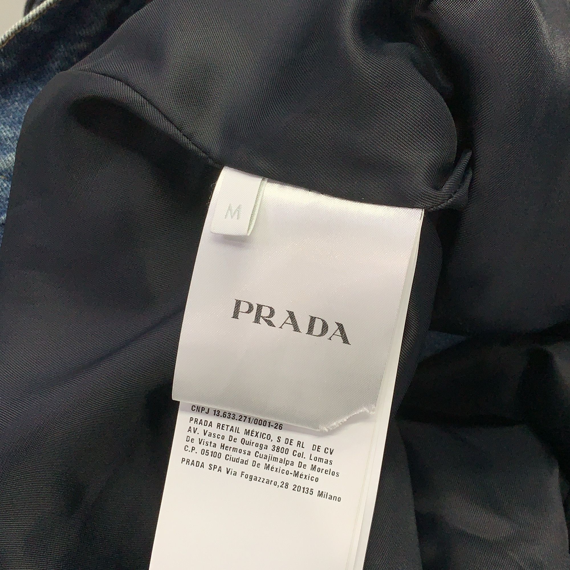 Prada Prada Crystal Embellished Denim Vest Size M Size US M / EU 48-50 / 2 - 3 Thumbnail