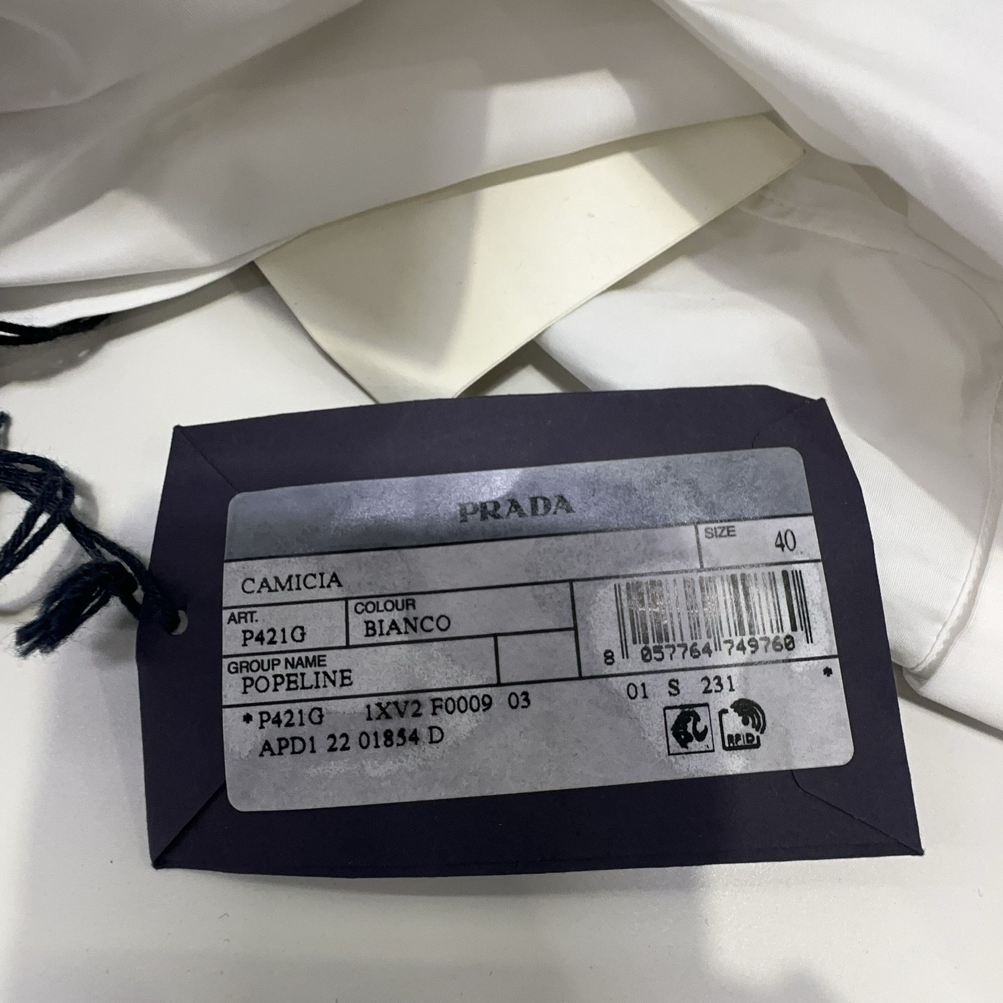 Prada Prada Poplin Button Up Shirt Size 40 Size S / US 4 / IT 40 - 3 Thumbnail