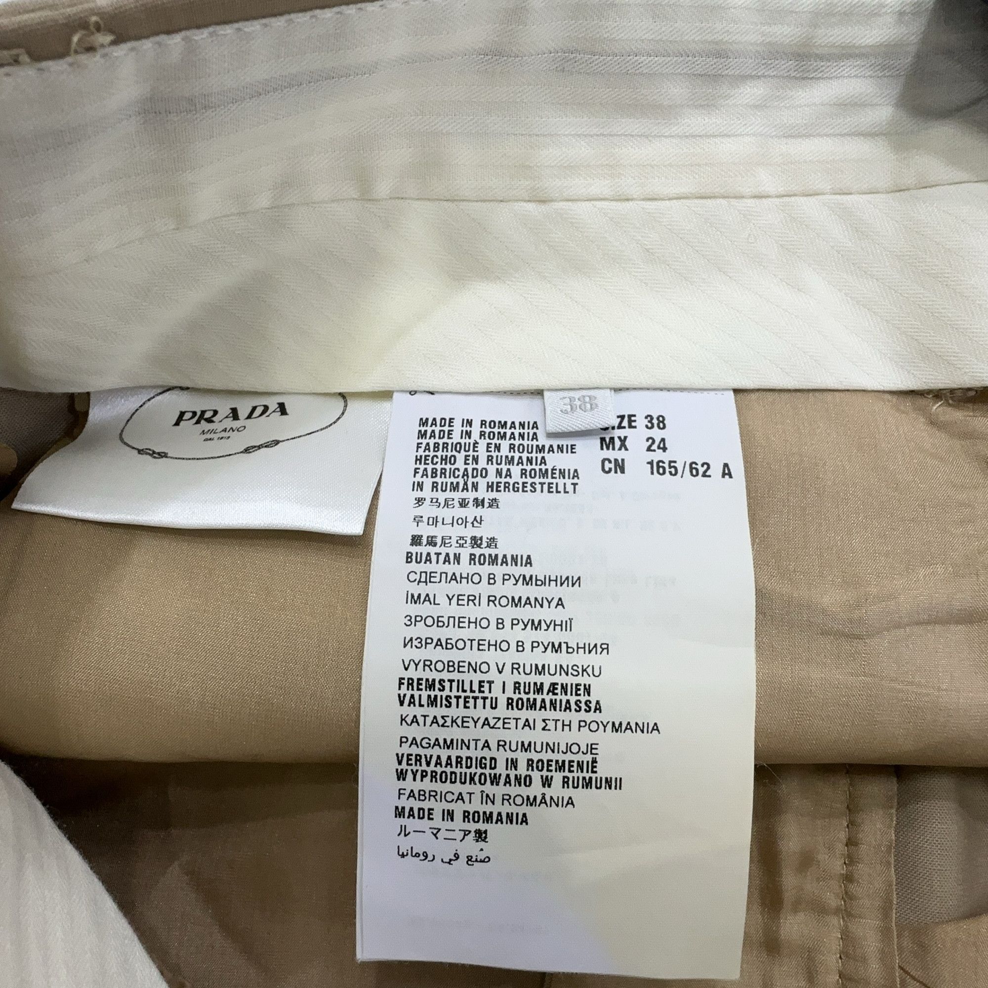 Prada Prada Beige Trousers Size 38 Size 26" / US 2 / IT 38 - 5 Thumbnail