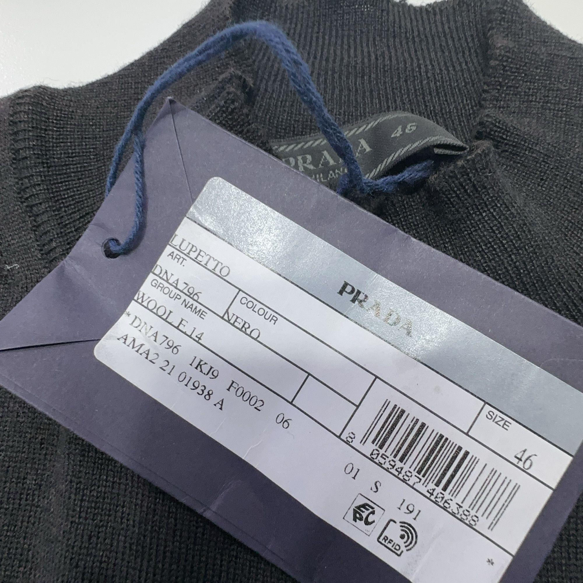 Prada Prada Wool Mock Neck Sweater Size 46 Size US S / EU 44-46 / 1 - 4 Thumbnail
