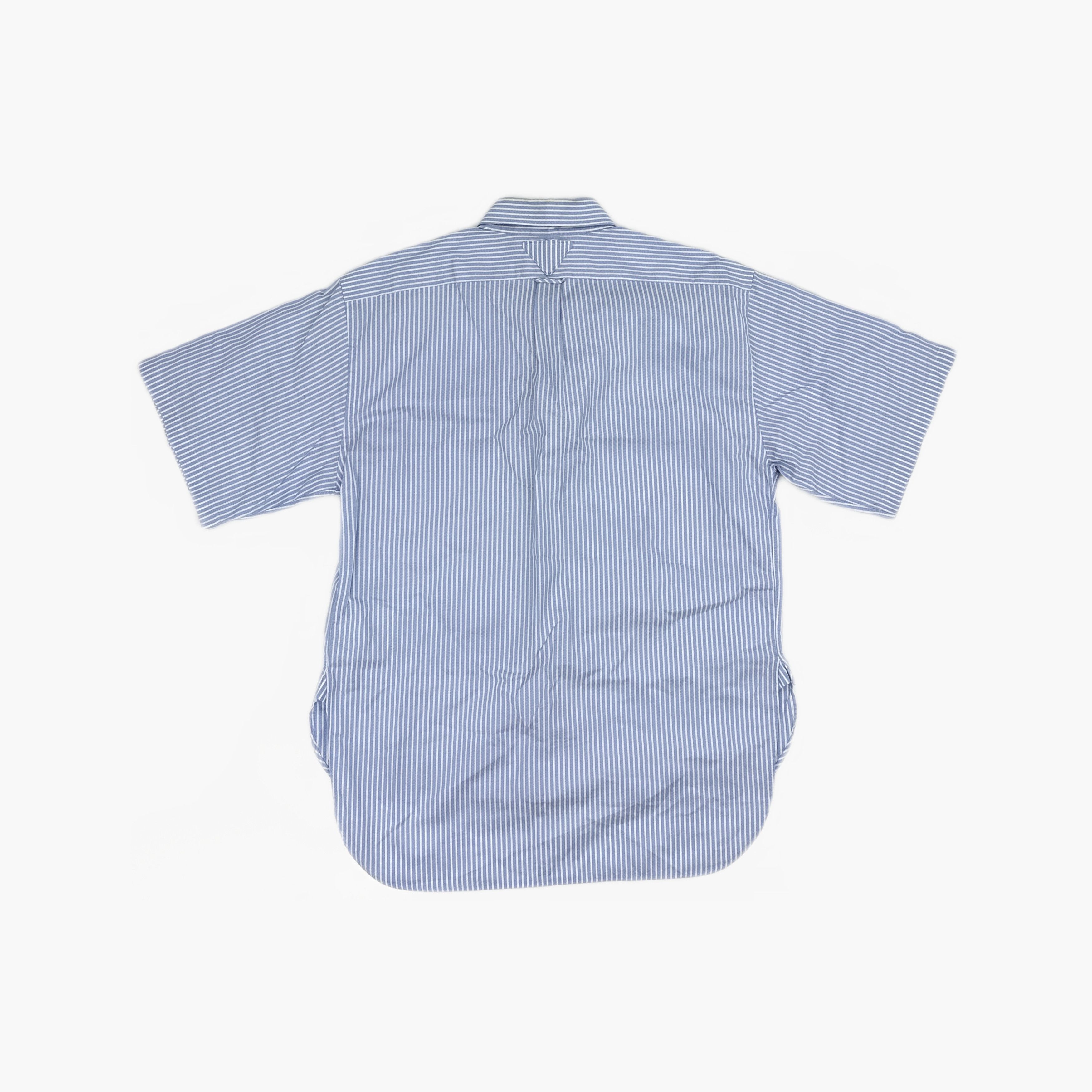Prada Prada Striped Logo Short Sleeve Shirt Size L Size US L / EU 52-54 / 3 - 2 Thumbnail