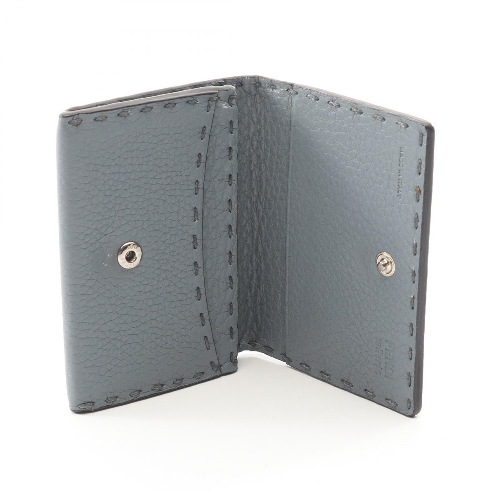 Fendi Fendi Fendi Selleria Leather Card Case Leather Card Case 8M0217 DUTY FREE for USA Size ONE SIZE - 3 Thumbnail