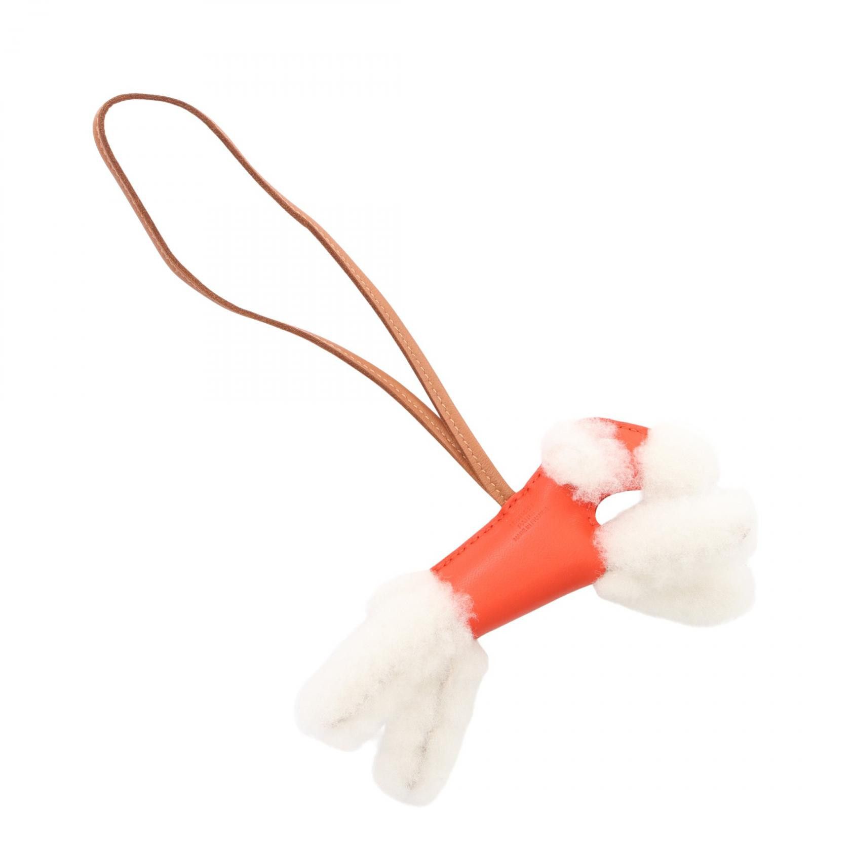 Hermes Hermes Hermes Buddy Charm accessory Leather Charm Stamp K (2025) DUTY FREE for USA Size ONE SIZE - 2 Thumbnail