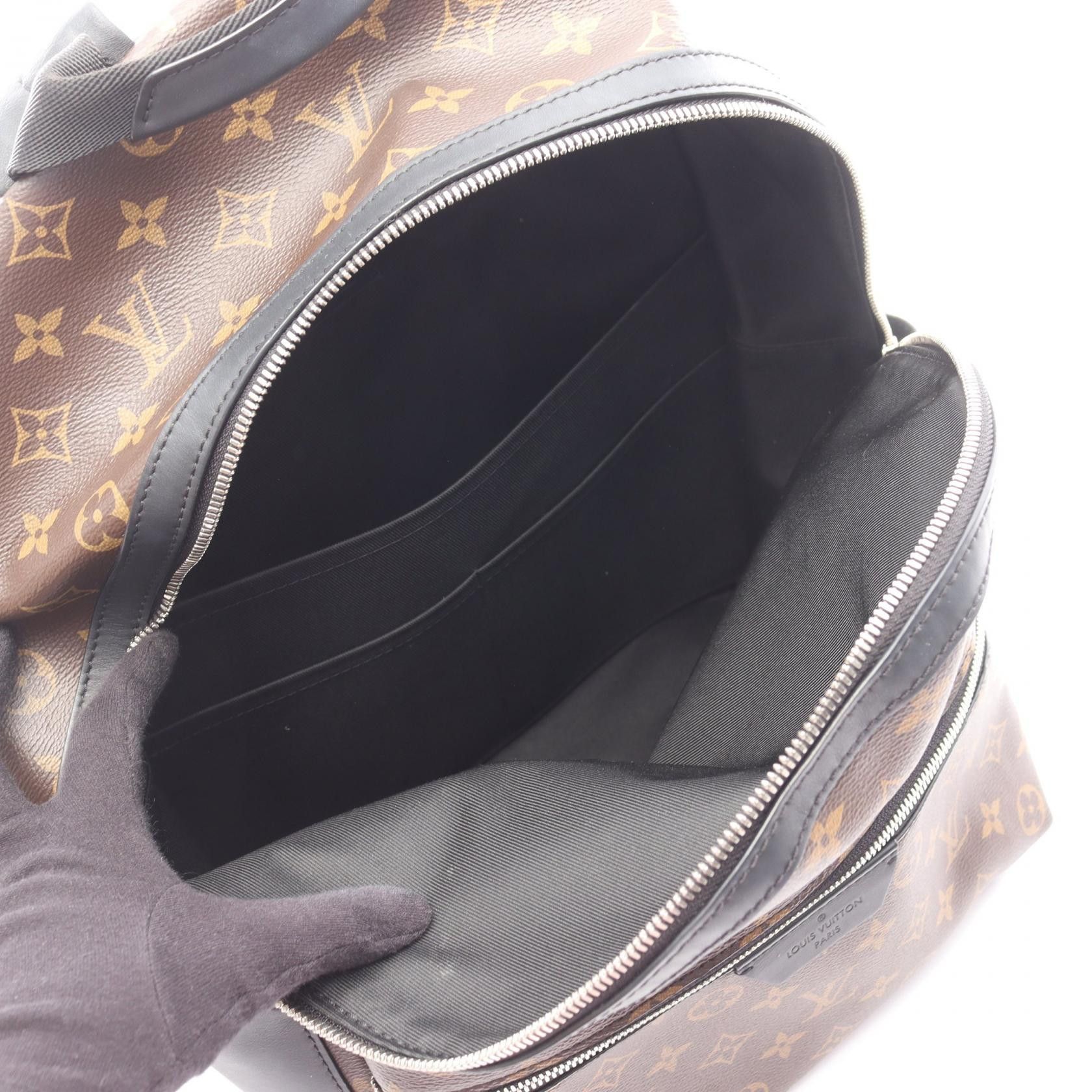 Louis Vuitton Louis Vuitton Louis Vuitton Discovery Monogram Macassar Backpack Textile Backpack M46684 DUTY FREE for USA Size ONE SIZE - 3 Thumbnail