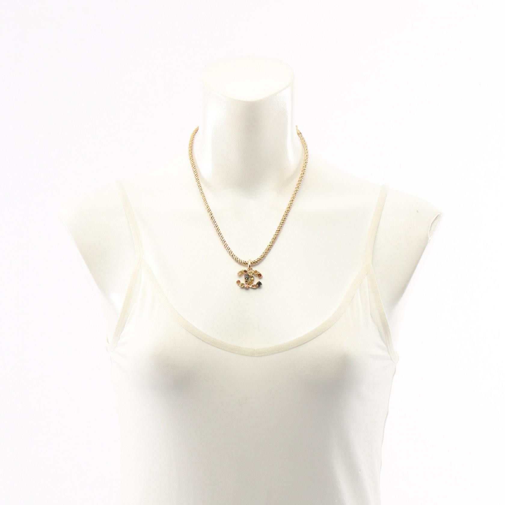 Chanel Chanel Chanel Coco Mark Gripoix Necklace Metal Necklace DUTY FREE for USA Size ONE SIZE - 6 Thumbnail
