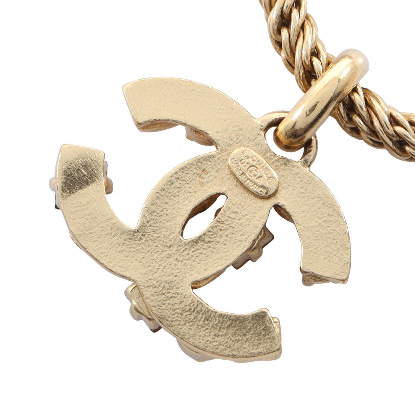 Chanel Chanel Chanel Coco Mark Gripoix Necklace Metal Necklace DUTY FREE for USA Size ONE SIZE - 2 Thumbnail