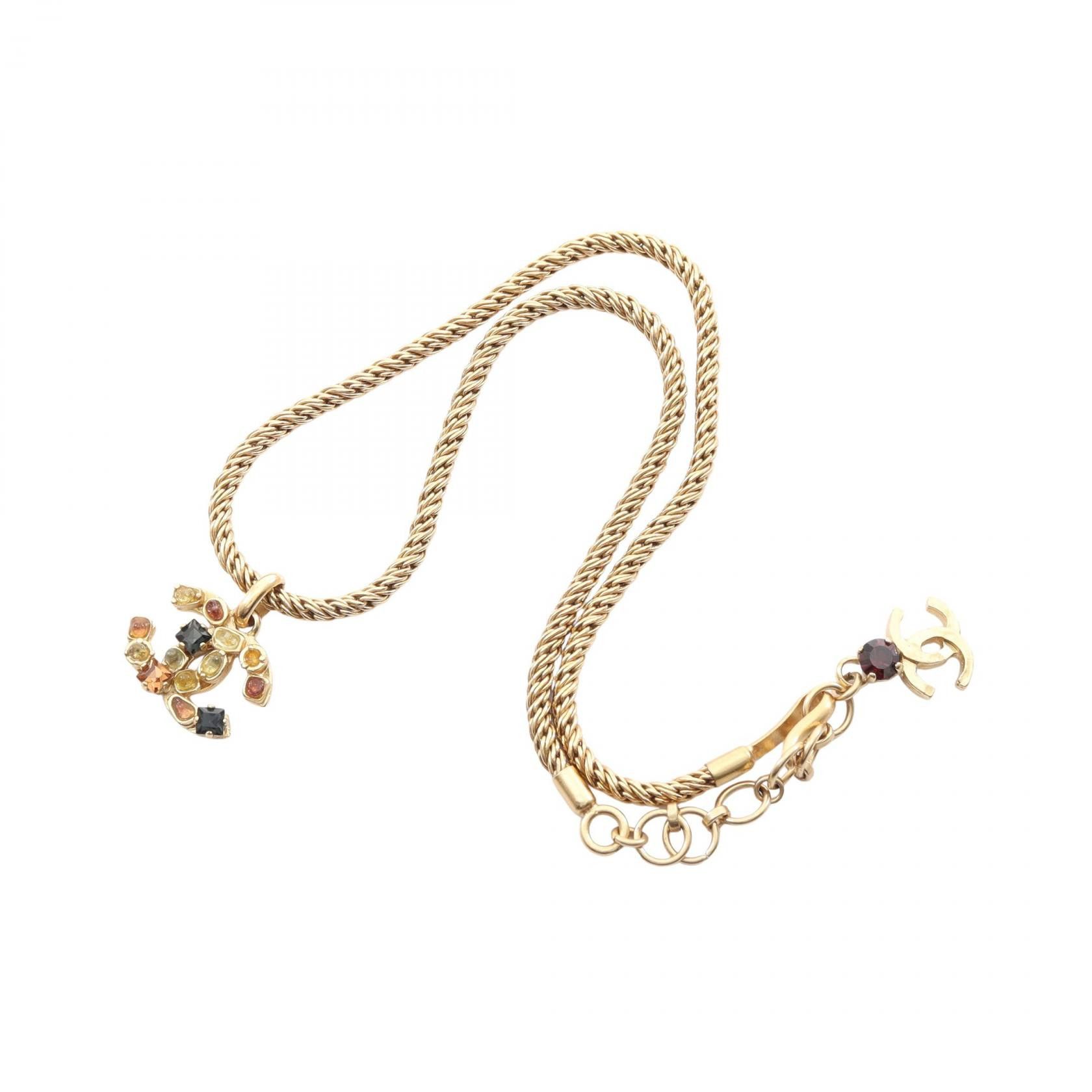 Chanel Chanel Chanel Coco Mark Gripoix Necklace Metal Necklace DUTY FREE for USA Size ONE SIZE - 3 Thumbnail