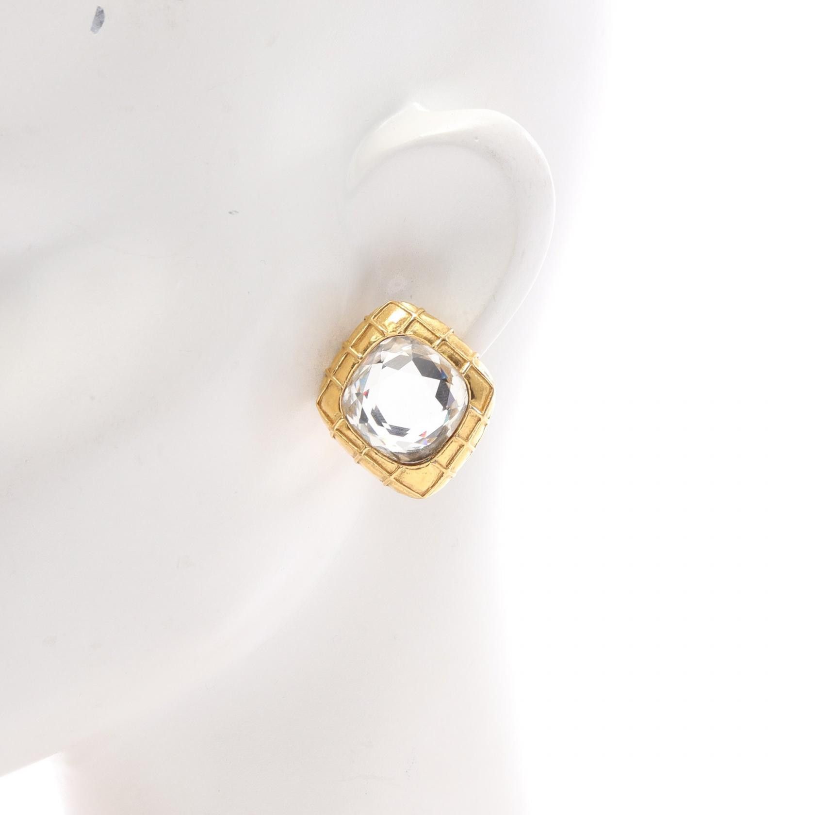 Chanel Chanel Chanel Matelasse Clip Earrings Metal Earrings DUTY FREE for USA Size ONE SIZE - 4 Thumbnail