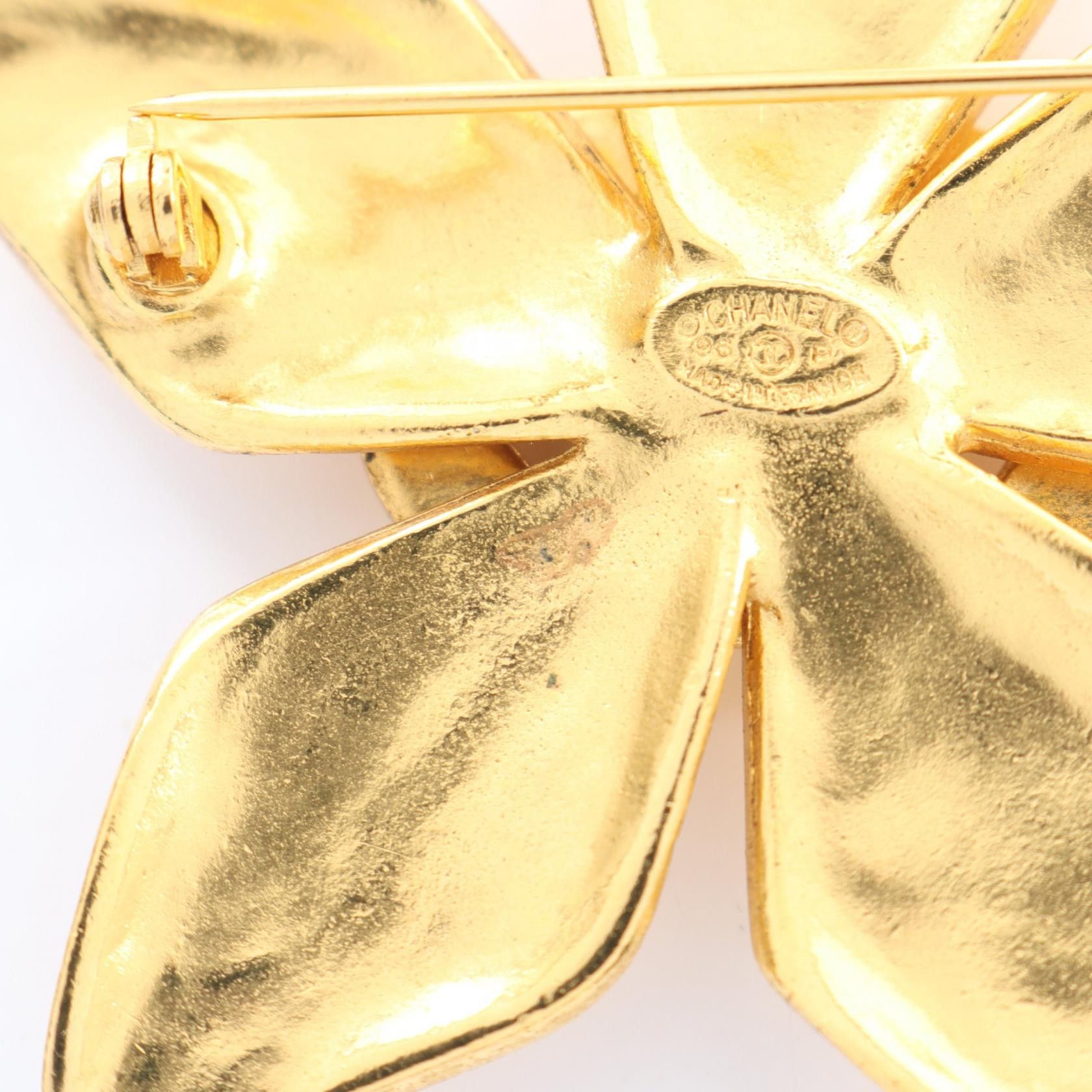Chanel Chanel Chanel Coco Mark Flower Brooch Metal Brooch DUTY FREE for USA Size ONE SIZE - 5 Thumbnail