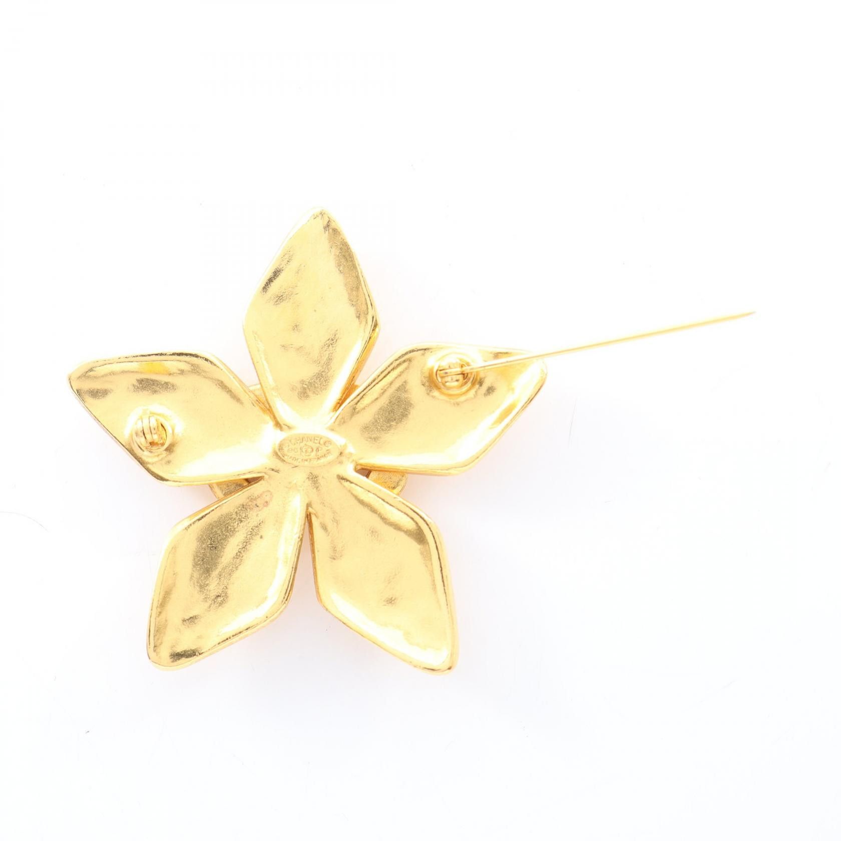 Chanel Chanel Chanel Coco Mark Flower Brooch Metal Brooch DUTY FREE for USA Size ONE SIZE - 2 Thumbnail