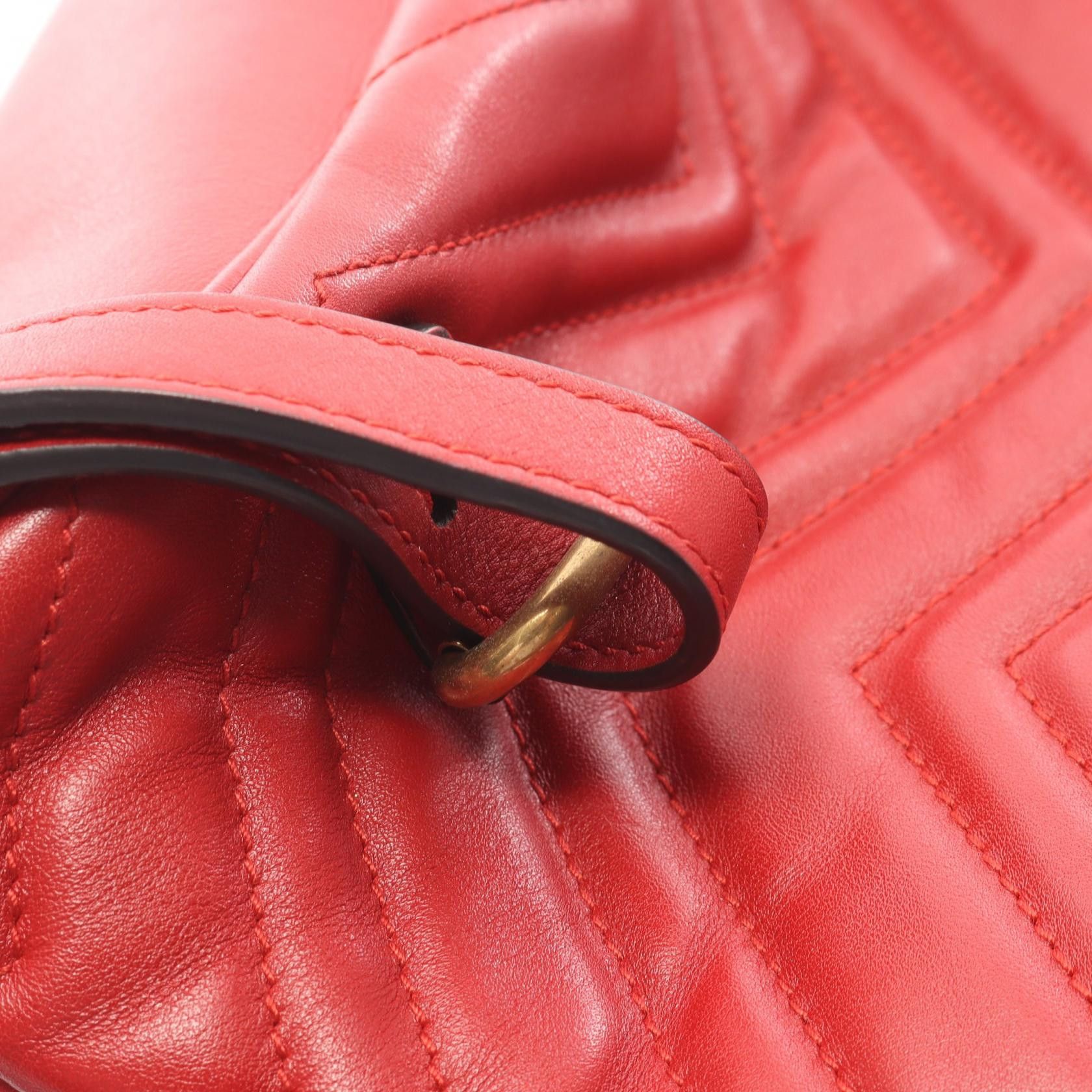 Gucci Gucci Gucci GG Marmont Leather Backpack Leather Backpack 528129 DUTY FREE for USA Size ONE SIZE - 7 Thumbnail