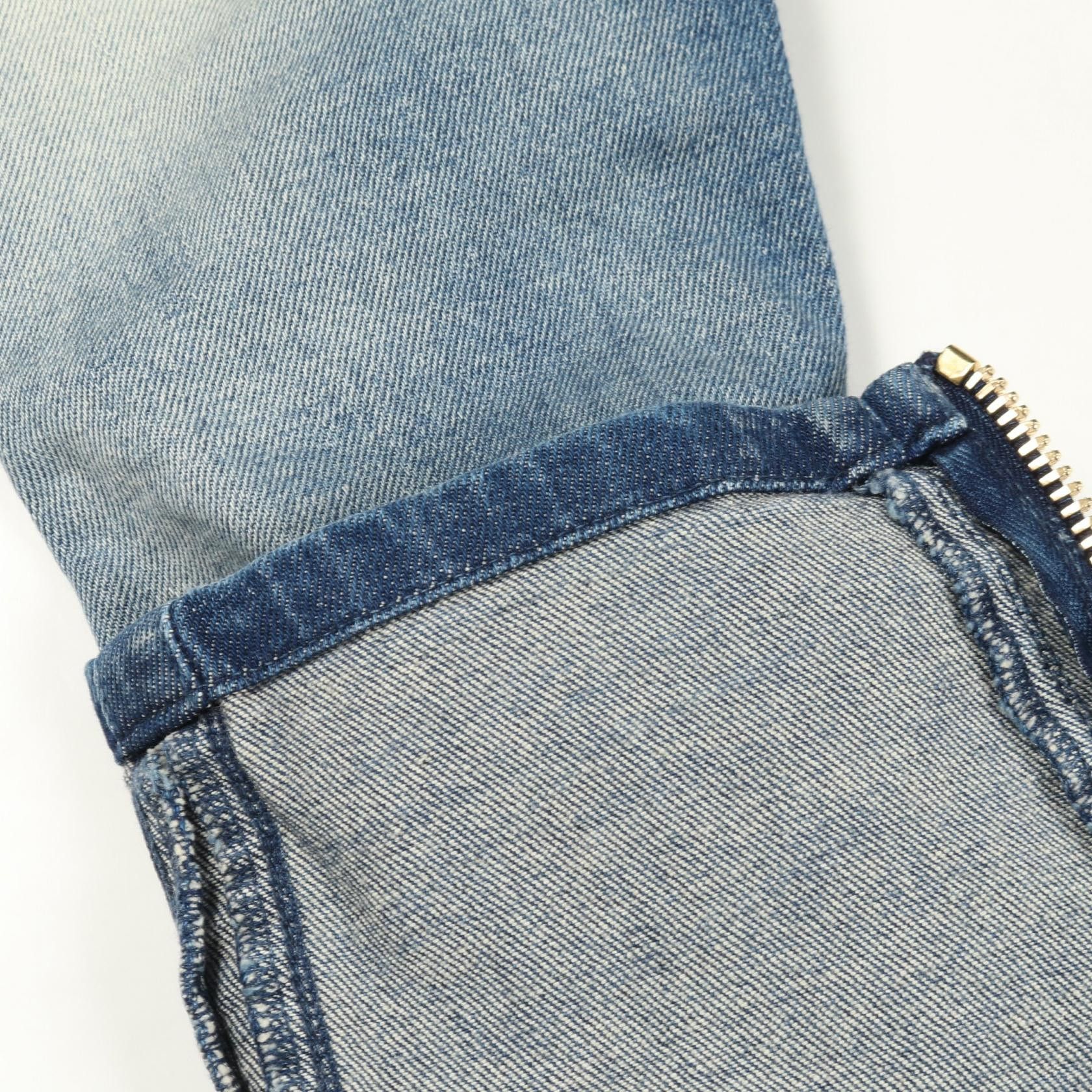 Balmain Balmain Balmain Biker Skinny Cotton Denim Pants Textile Bottoms DUTY FREE for USA Size ONE SIZE - 10 Thumbnail