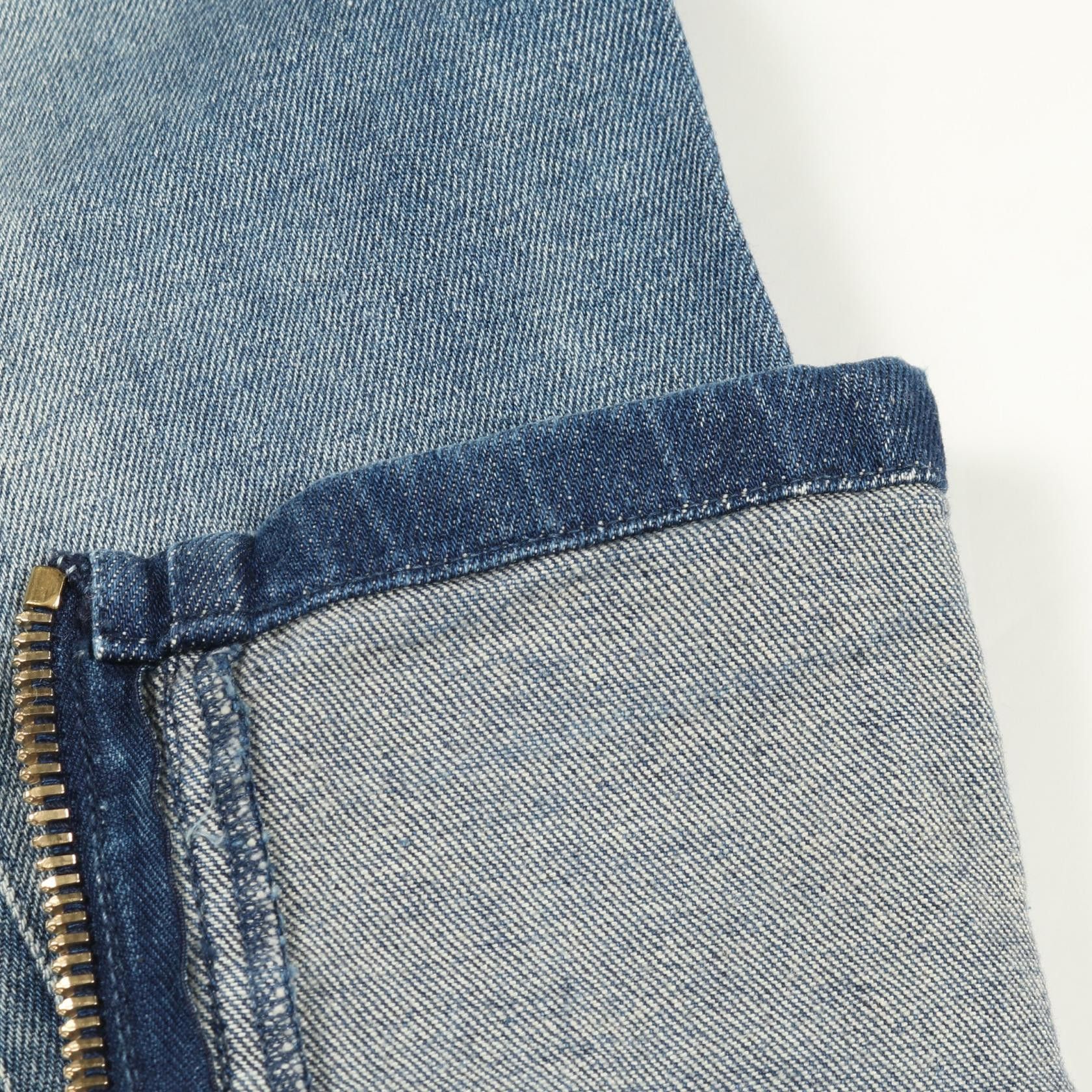 Balmain Balmain Balmain Biker Skinny Cotton Denim Pants Textile Bottoms DUTY FREE for USA Size ONE SIZE - 9 Thumbnail