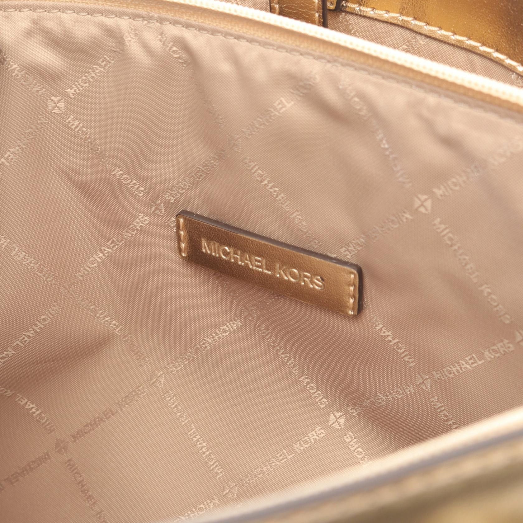 Michael Kors Michael Kors Michael Kors Jet Set Travel Coated Canvas Tote Bag Plastic / Synthetic Tote Bag DUTY FREE for USA Size ONE SIZE - 4 Thumbnail