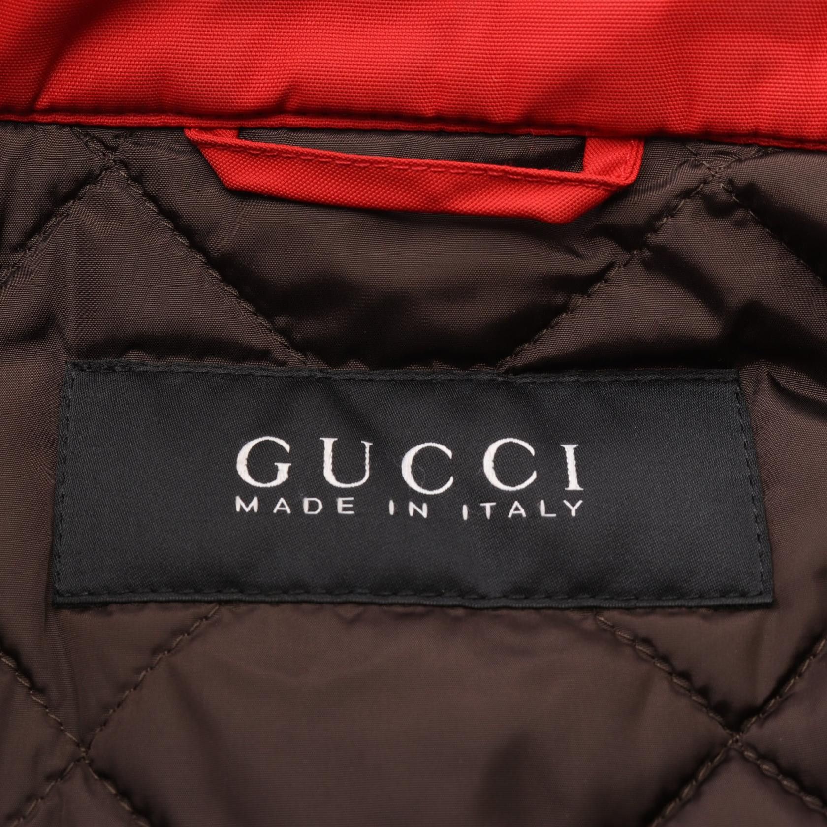 Gucci Gucci Gucci Nylon Riders Jacket Textile Outerwear 347508 DUTY FREE for USA Size ONE SIZE - 3 Thumbnail