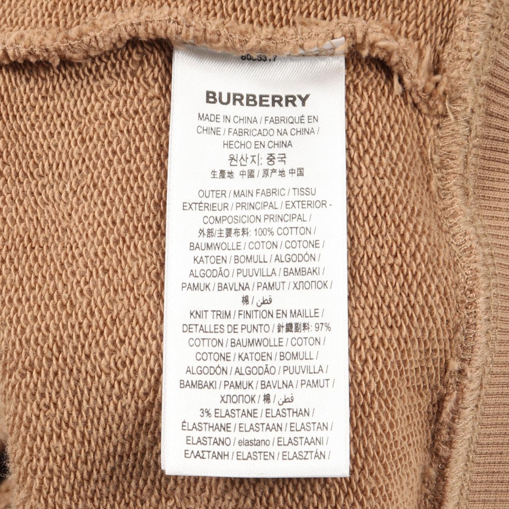 Burberry Burberry Burberry LOGO PRINT COTTON Hoodie Textile Sweatshirts & Hoodies DUTY FREE for USA Size ONE SIZE - 4 Thumbnail