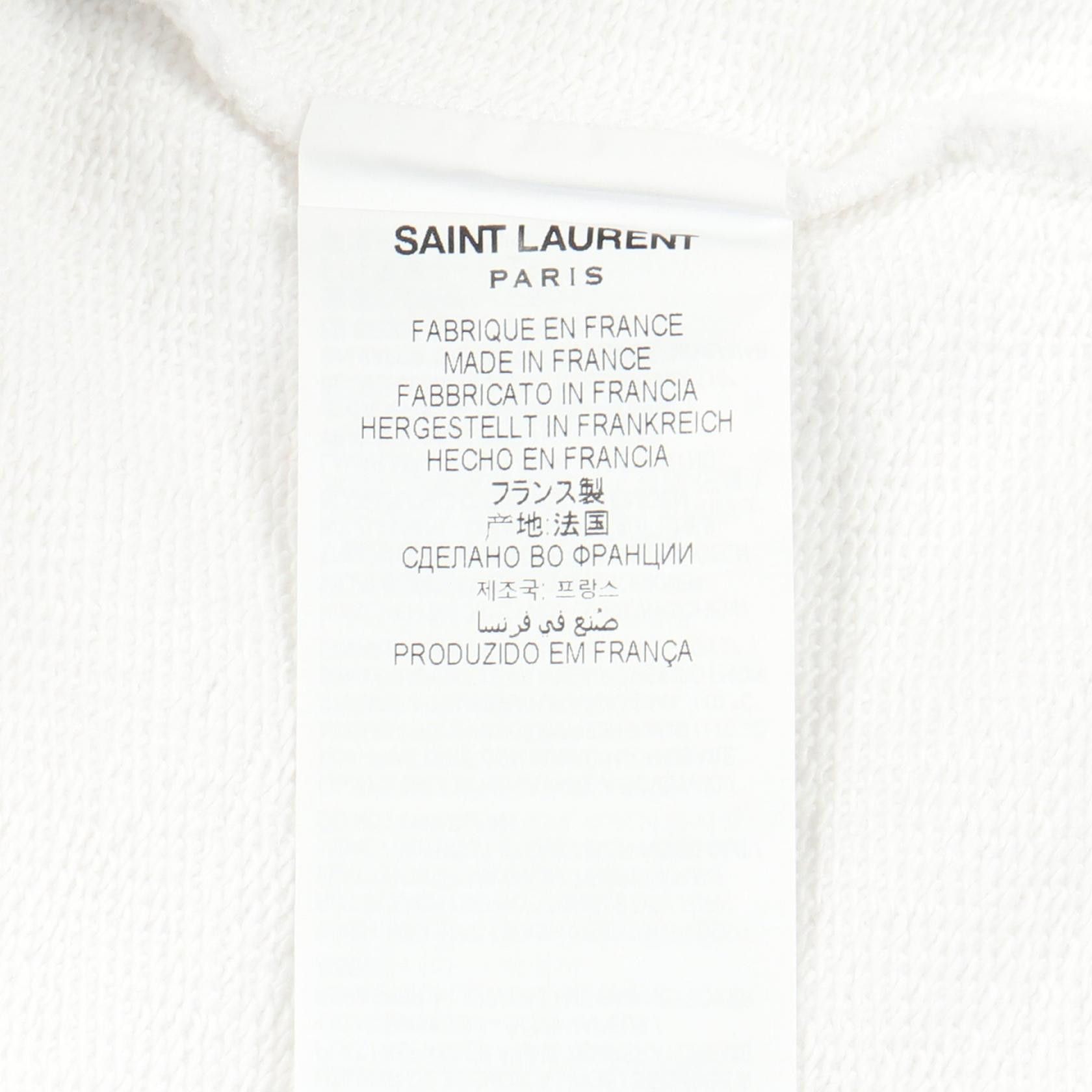 Yves Saint Laurent Yves Saint Laurent Saint Laurent Paris Cotton Hoodie Textile Sweatshirts & Hoodies 677259 DUTY FREE for USA Size ONE SIZE - 5 Thumbnail