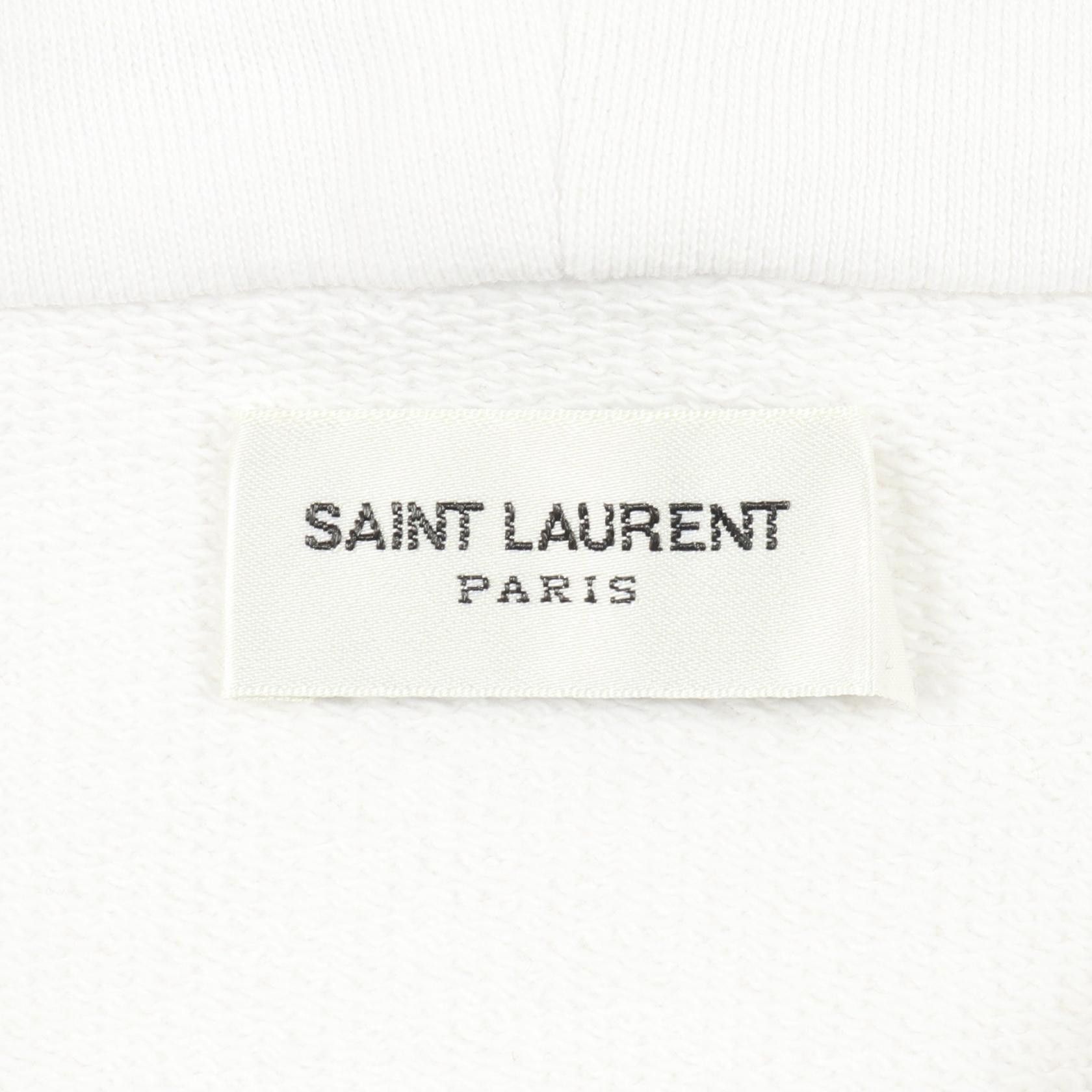 Yves Saint Laurent Yves Saint Laurent Saint Laurent Paris Cotton Hoodie Textile Sweatshirts & Hoodies 677259 DUTY FREE for USA Size ONE SIZE - 3 Thumbnail