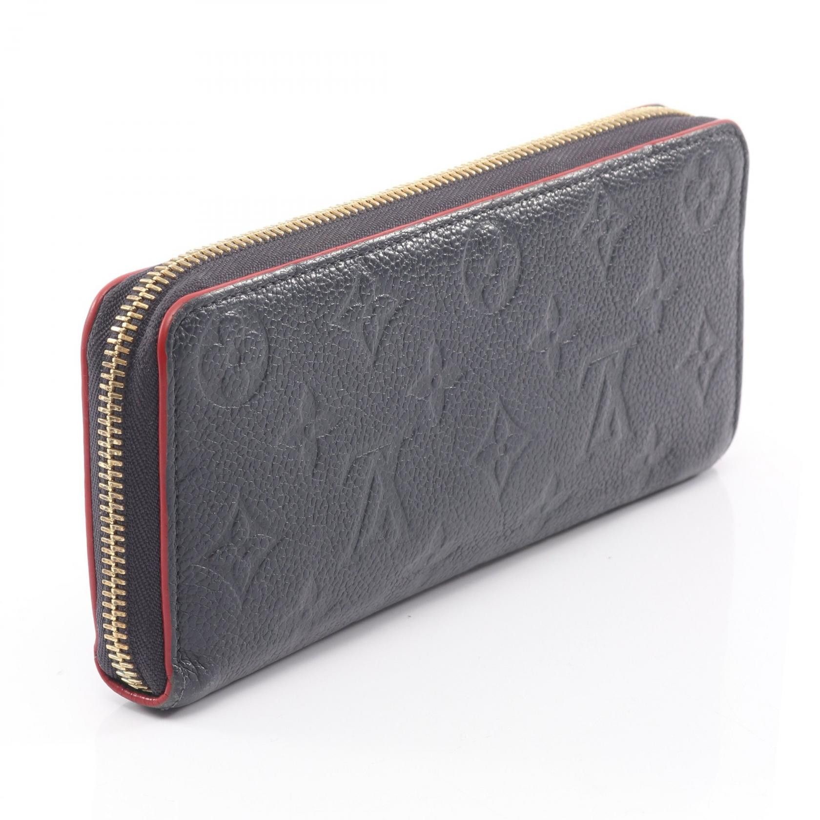 Louis Vuitton Louis Vuitton Louis Vuitton Portefeuille Clemence Monogram Empreinte Wallet Leather Long Wallet M69415 DUTY FREE for USA Size ONE SIZE - 2 Thumbnail