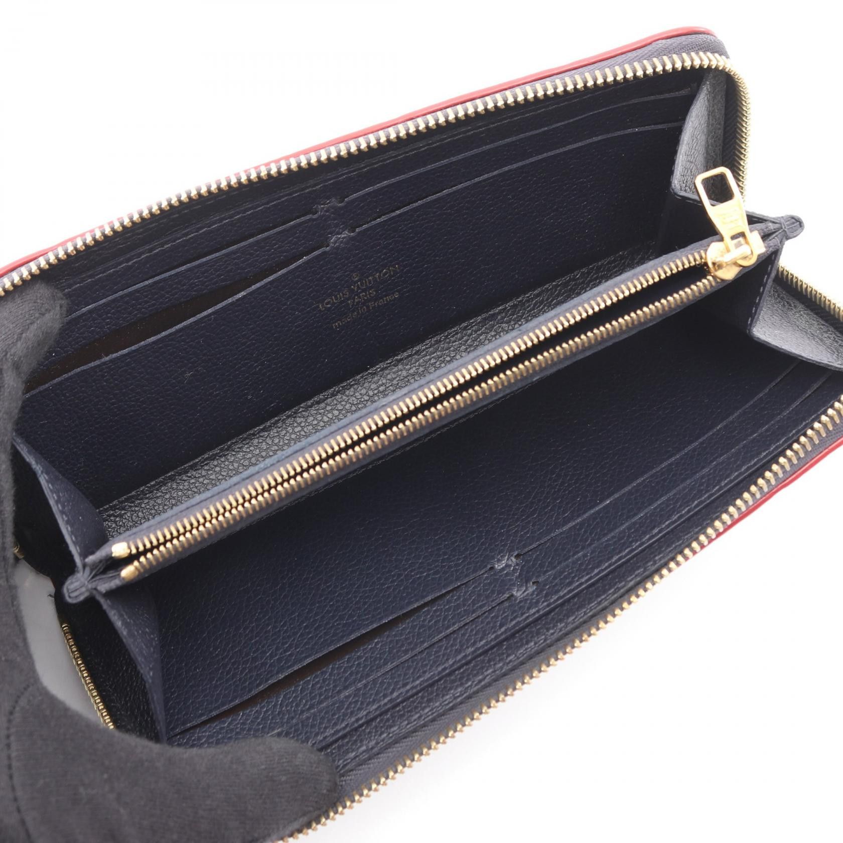 Louis Vuitton Louis Vuitton Louis Vuitton Portefeuille Clemence Monogram Empreinte Wallet Leather Long Wallet M69415 DUTY FREE for USA Size ONE SIZE - 3 Thumbnail