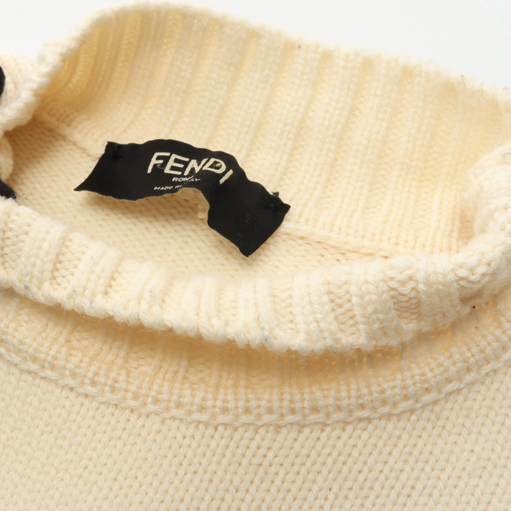 Fendi Fendi Fendi Wool Knitwear Textile Tops DUTY FREE for USA Size ONE SIZE - 5 Thumbnail