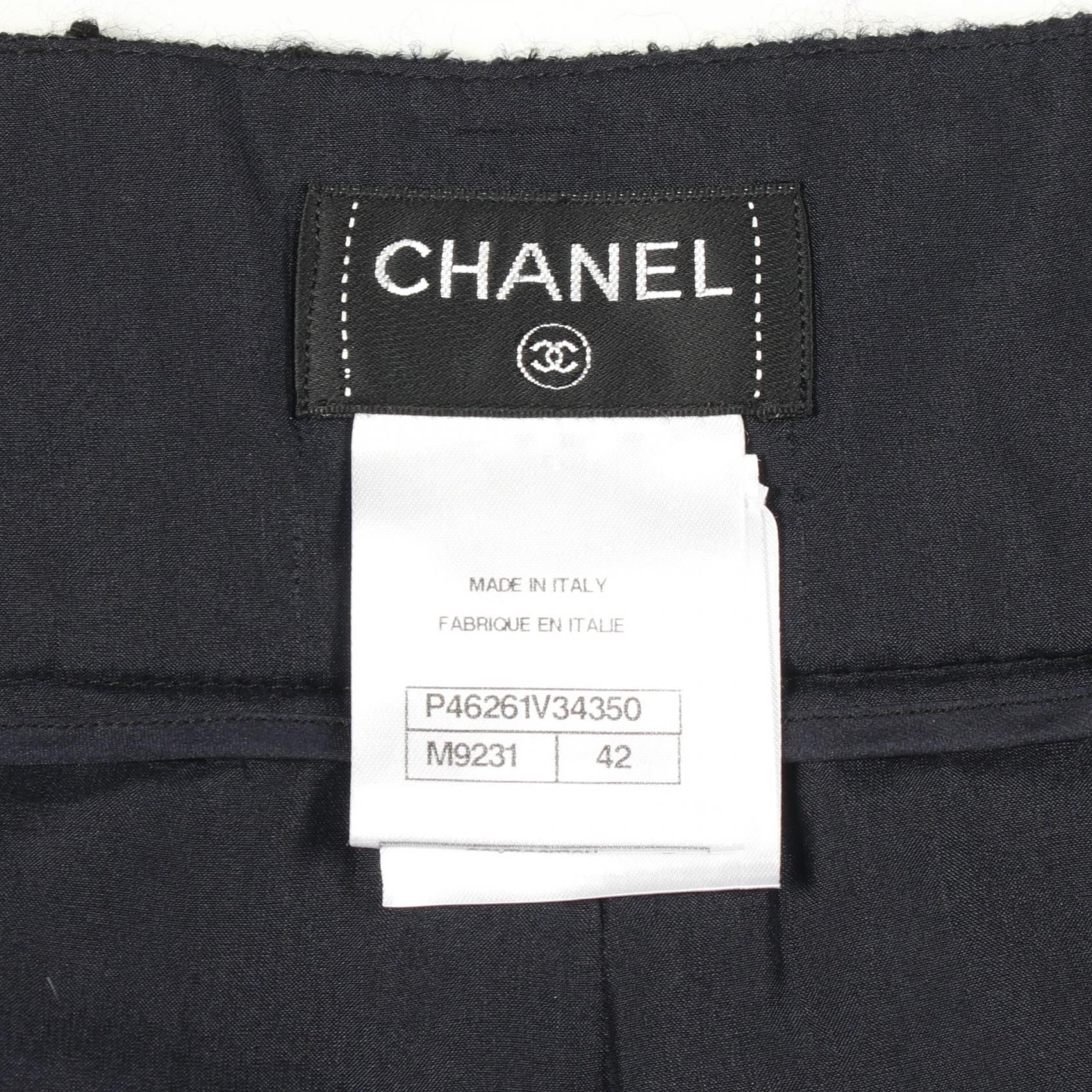 Chanel Chanel CHANEL Lion Button Tweed Wool Alpaca Skirt Textile Skirts P46261V34350 DUTY FREE for USA Size ONE SIZE - 3 Thumbnail