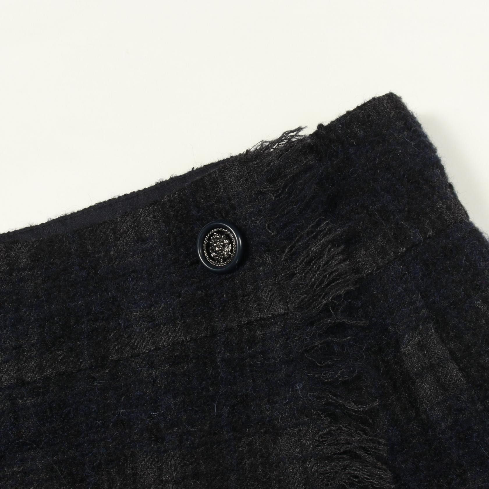 Chanel Chanel CHANEL Lion Button Tweed Wool Alpaca Skirt Textile Skirts P46261V34350 DUTY FREE for USA Size ONE SIZE - 5 Thumbnail