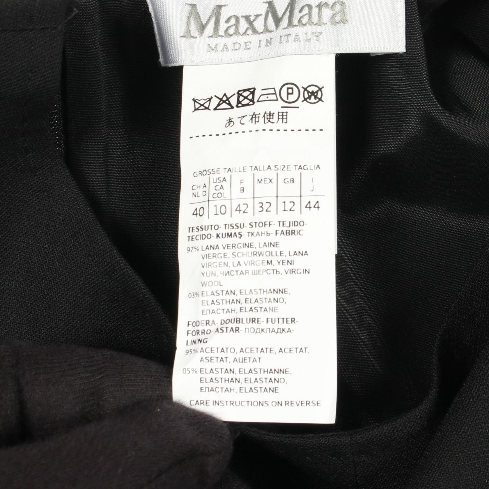 Max Mara Max Mara Max Mara Wool Dress Textile Dresses DUTY FREE for USA Size ONE SIZE - 4 Thumbnail