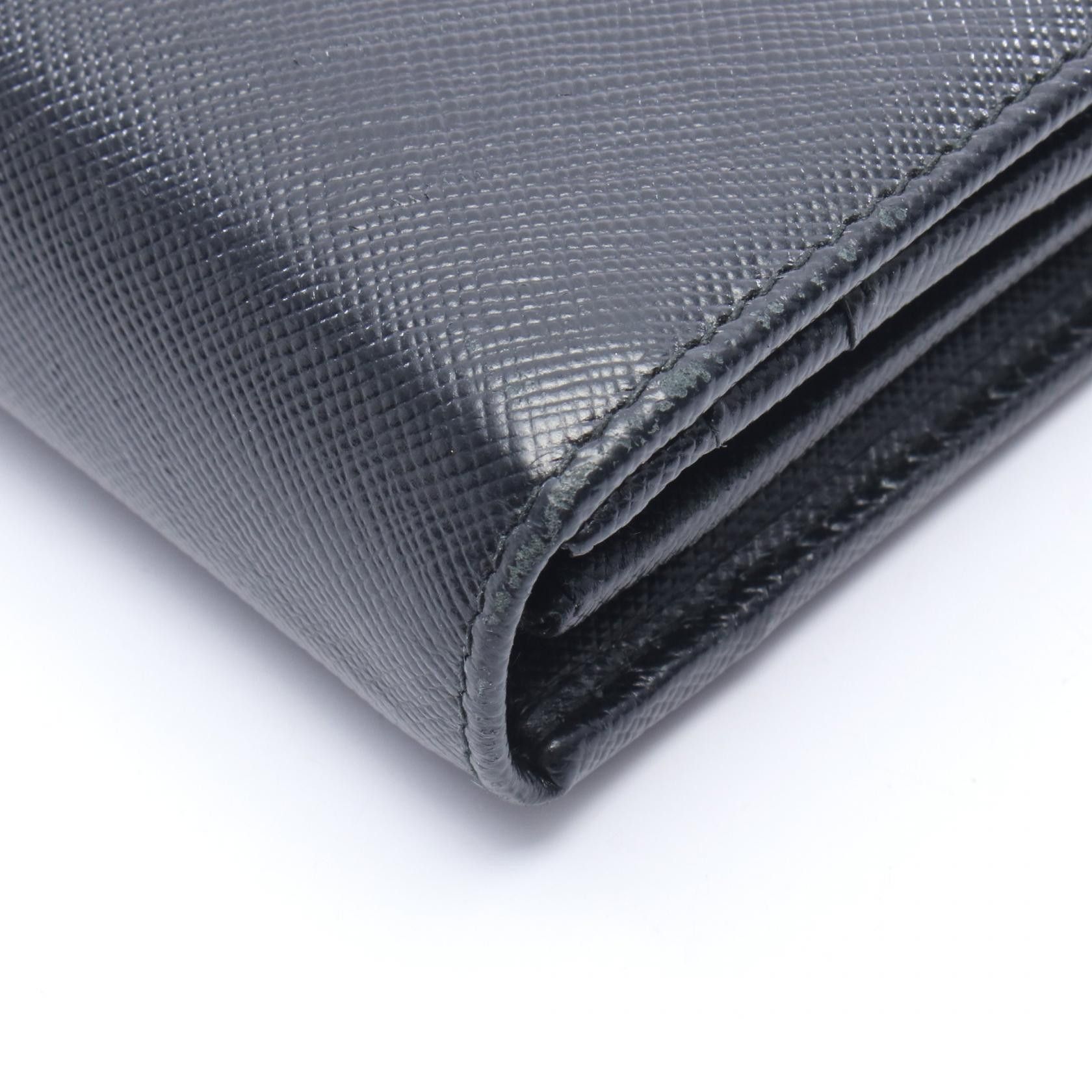 Prada Prada Prada Saffiano long bifold wallet Leather Long Wallet DUTY FREE for USA Size ONE SIZE - 8 Thumbnail