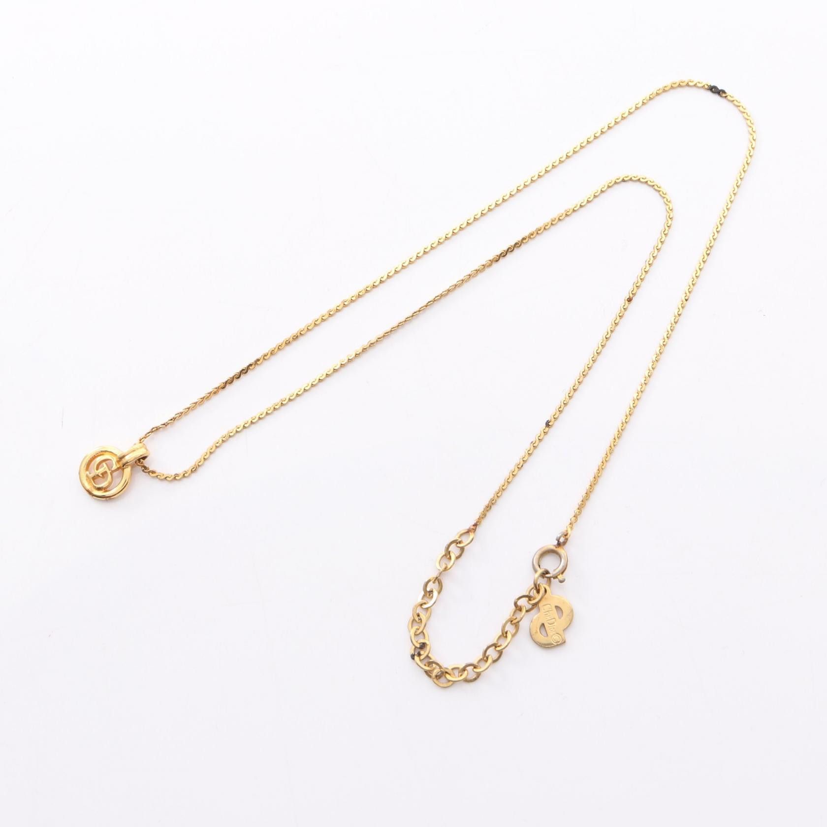 Dior Dior Dior CD logo necklace Metal Necklace DUTY FREE for USA Size ONE SIZE - 3 Thumbnail