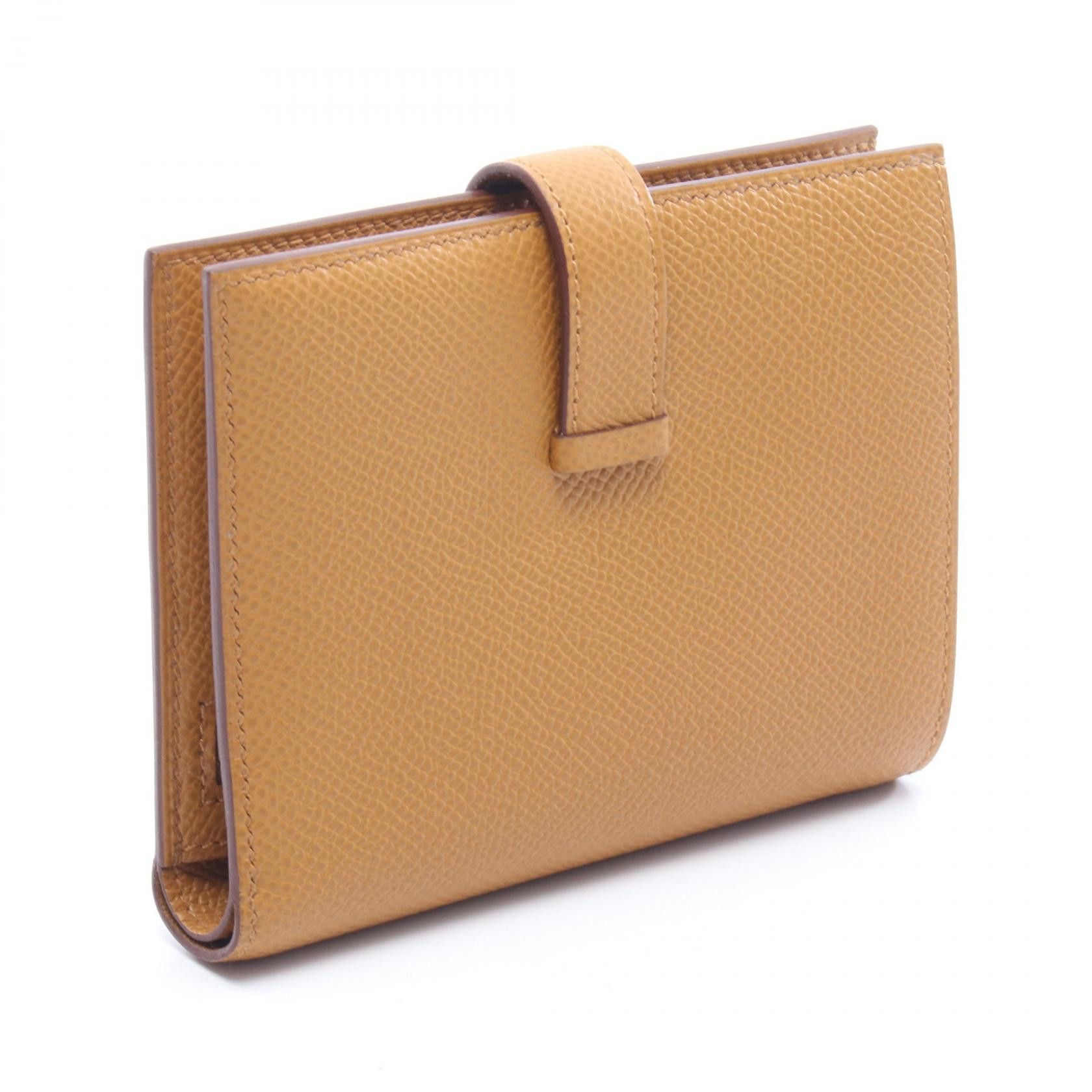 Hermes Hermes Hermes Bearn Compact Calfskin Wallet Leather Short Wallet Stamp W (2024) DUTY FREE for USA Size ONE SIZE - 2 Thumbnail