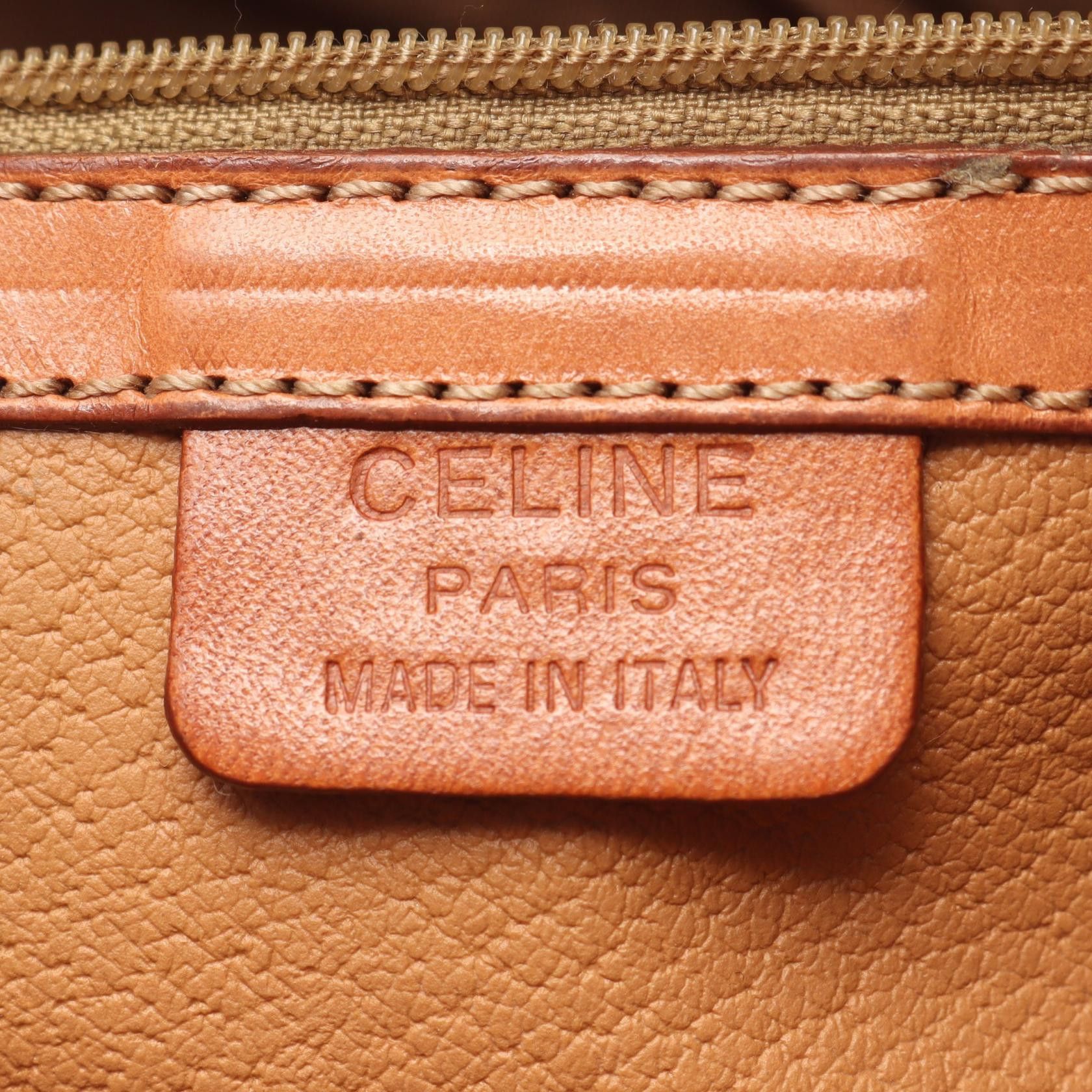 Celine Celine CELINE Macadam PVC Coated Canvas Leather Handbag Plastic / Synthetic Handbag DUTY FREE for USA Size ONE SIZE - 4 Thumbnail
