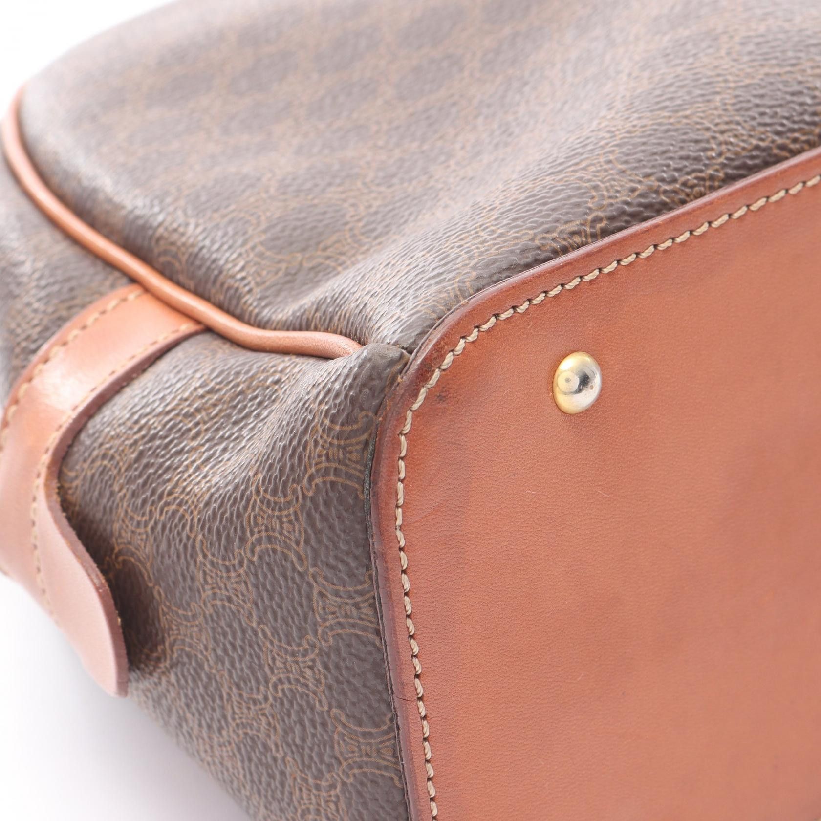 Celine Celine CELINE Macadam PVC Coated Canvas Leather Handbag Plastic / Synthetic Handbag DUTY FREE for USA Size ONE SIZE - 8 Thumbnail