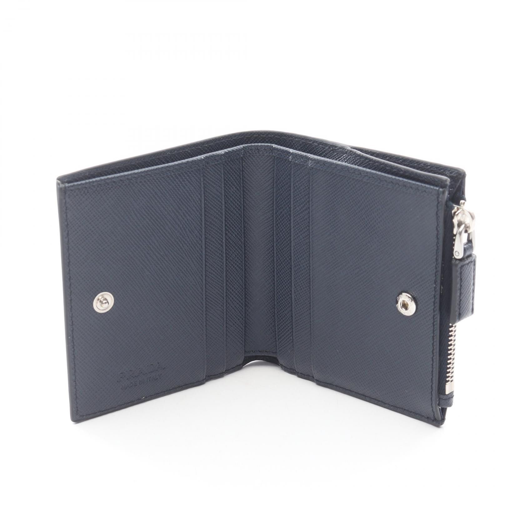 Prada Prada Prada Saffiano Leather Wallet Leather Short Wallet 2ML049QHH DUTY FREE for USA Size ONE SIZE - 3 Thumbnail