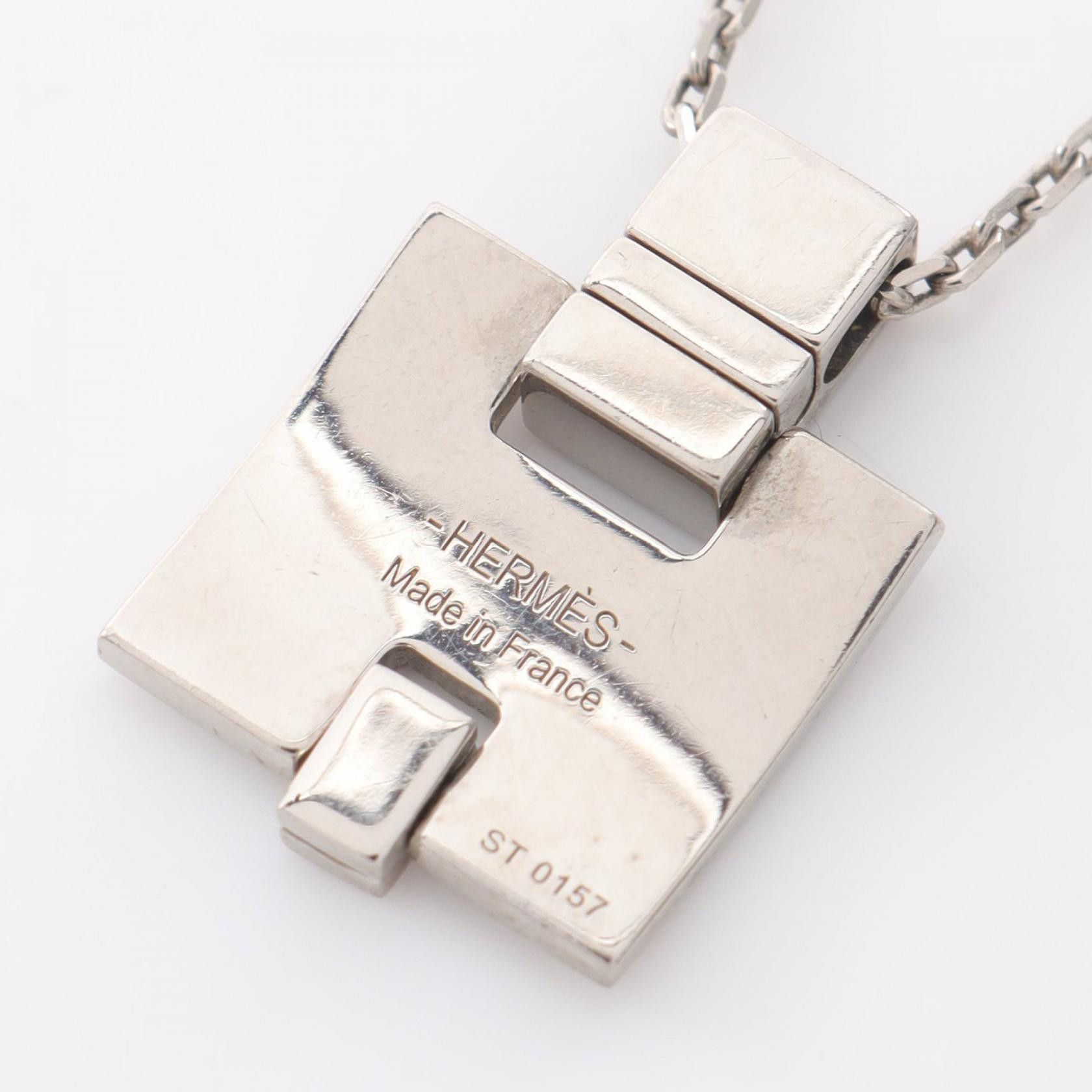 Hermes Hermes Hermes EILEEN Stainless Steel Necklace Metal Necklace DUTY FREE for USA Size ONE SIZE - 2 Thumbnail