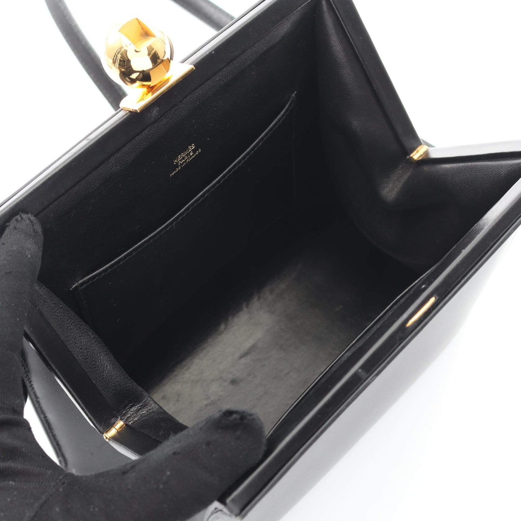 Hermes Hermes Hermes Box Calf Shoulder Bag Leather Shoulder Bag DUTY FREE for USA Size ONE SIZE - 3 Thumbnail