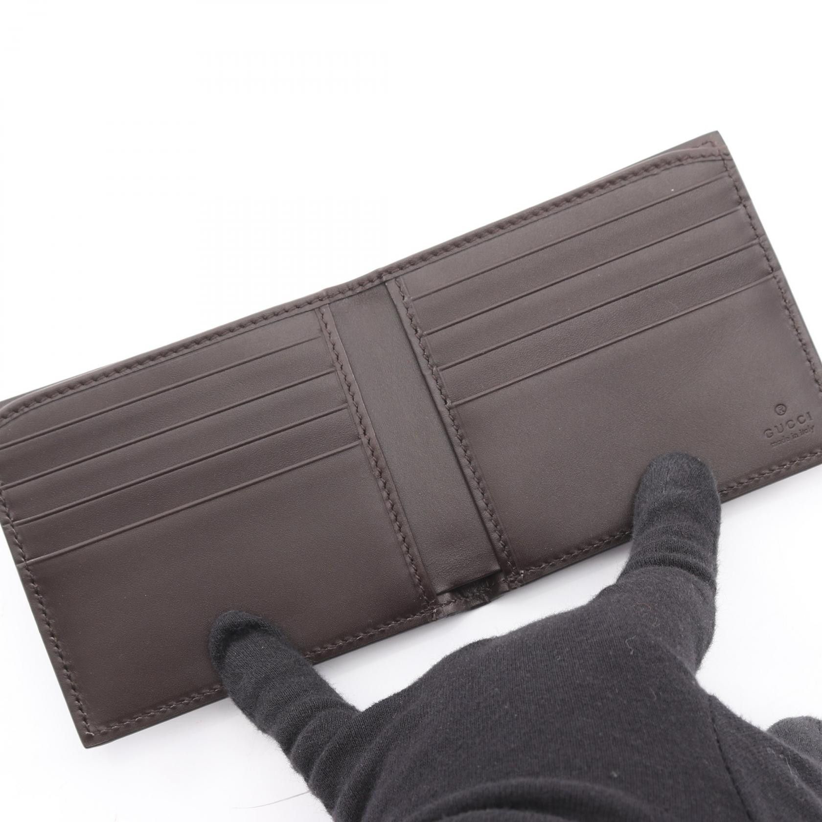 Gucci Gucci Gucci Guccissima Leather Wallet Leather Short Wallet 365466 DUTY FREE for USA Size ONE SIZE - 3 Thumbnail