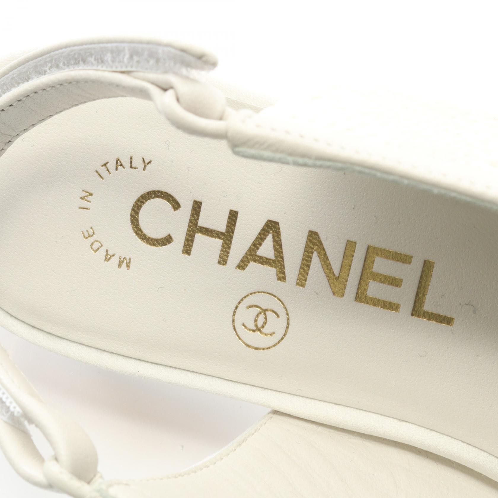 Chanel Chanel Chanel Coco Mark Lambskin Pumps Leather Shoes AG45689 DUTY FREE for USA Size ONE SIZE - 5 Thumbnail