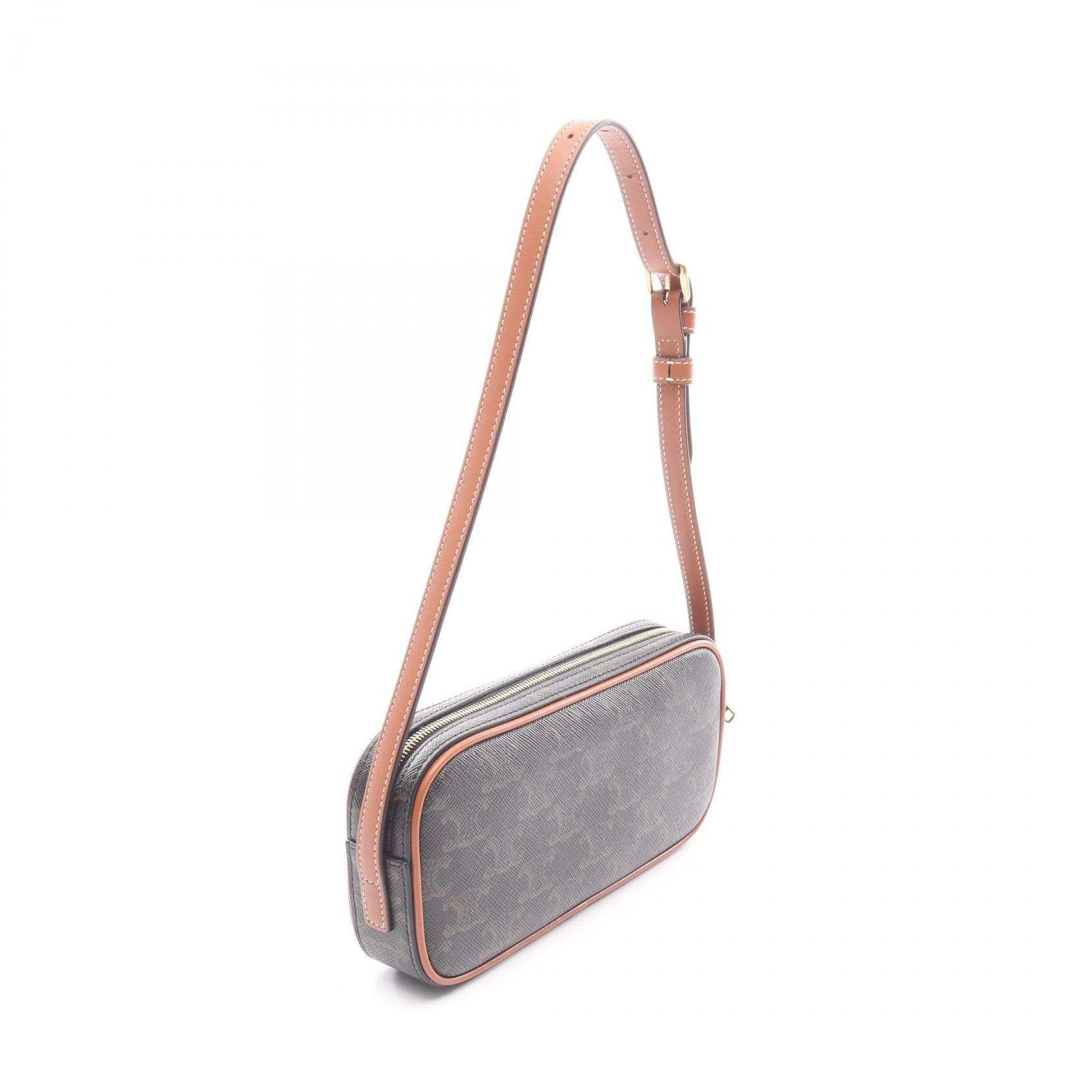 Celine Celine Celine Cuir Triomphe mini camera bag shoulder bag Leather Shoulder Bag DUTY FREE for USA Size ONE SIZE - 2 Thumbnail