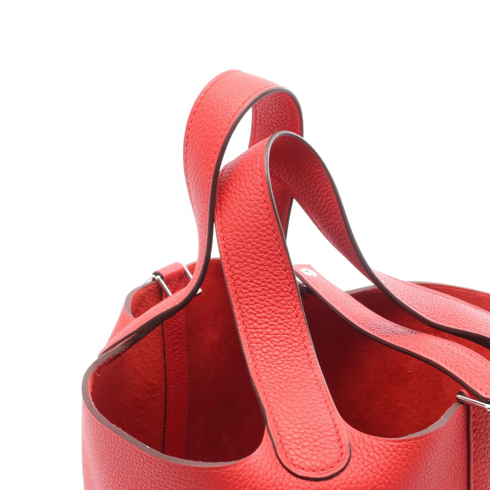 Hermes Hermes Hermes Picotin Lock PM Calfskin Handbag Leather Handbag Y2020 DUTY FREE for USA Size ONE SIZE - 6 Thumbnail
