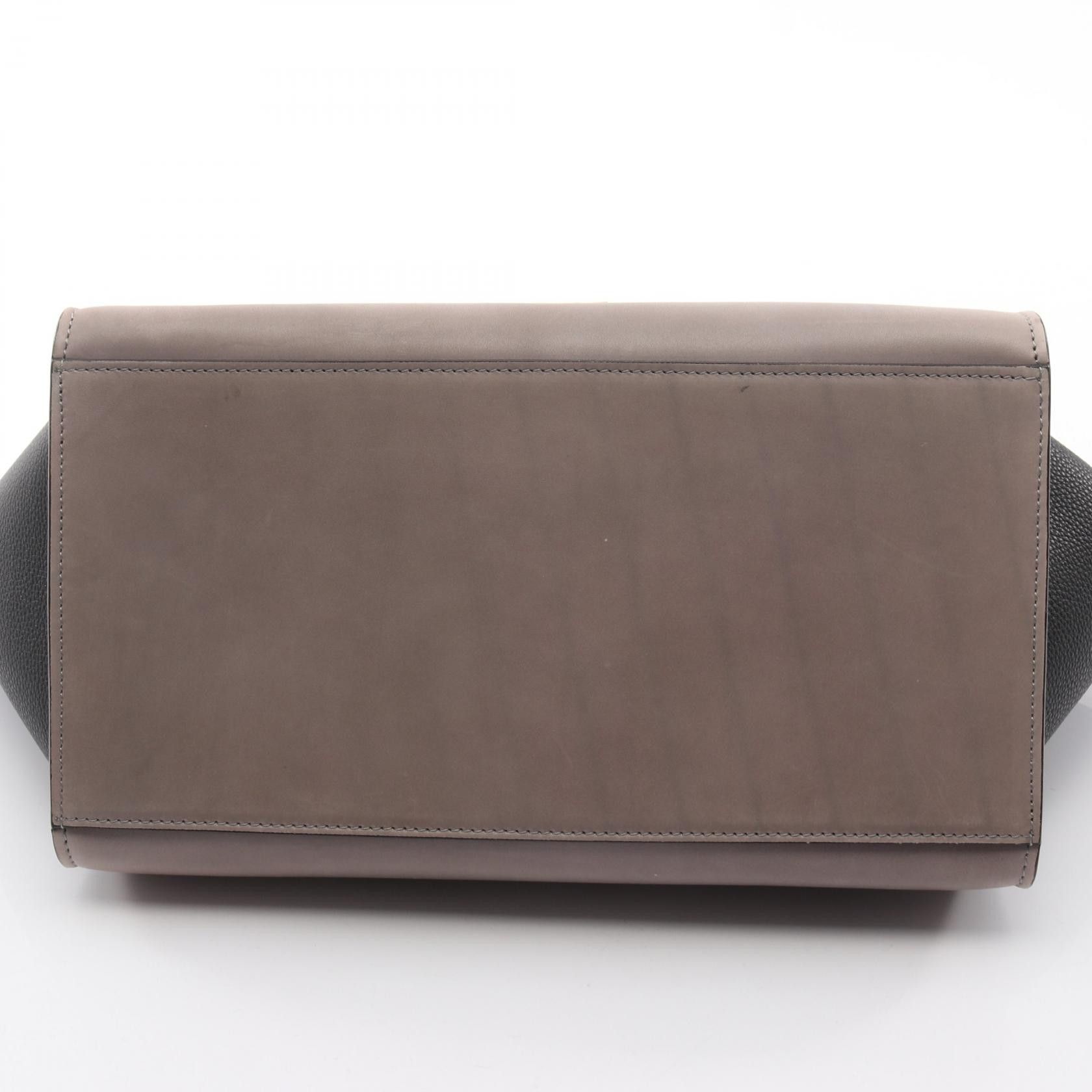 Celine Celine Celine Trapeze Small Leather Handbag Leather Handbag 174683 DUTY FREE for USA Size ONE SIZE - 9 Thumbnail