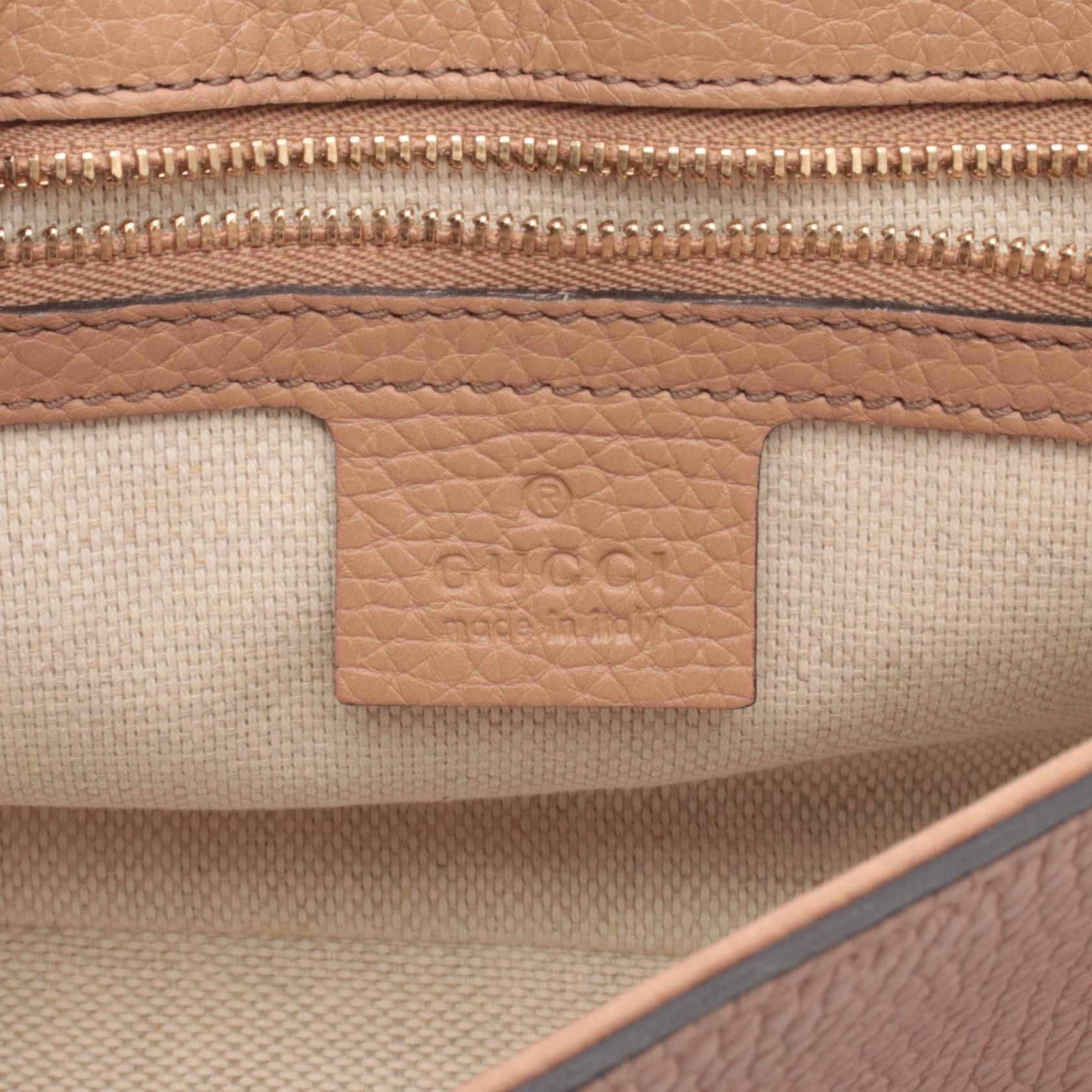 Gucci Gucci Gucci Soho Interlocking G Leather Shoulder Bag Leather Shoulder Bag 536224 DUTY FREE for USA Size ONE SIZE - 4 Thumbnail
