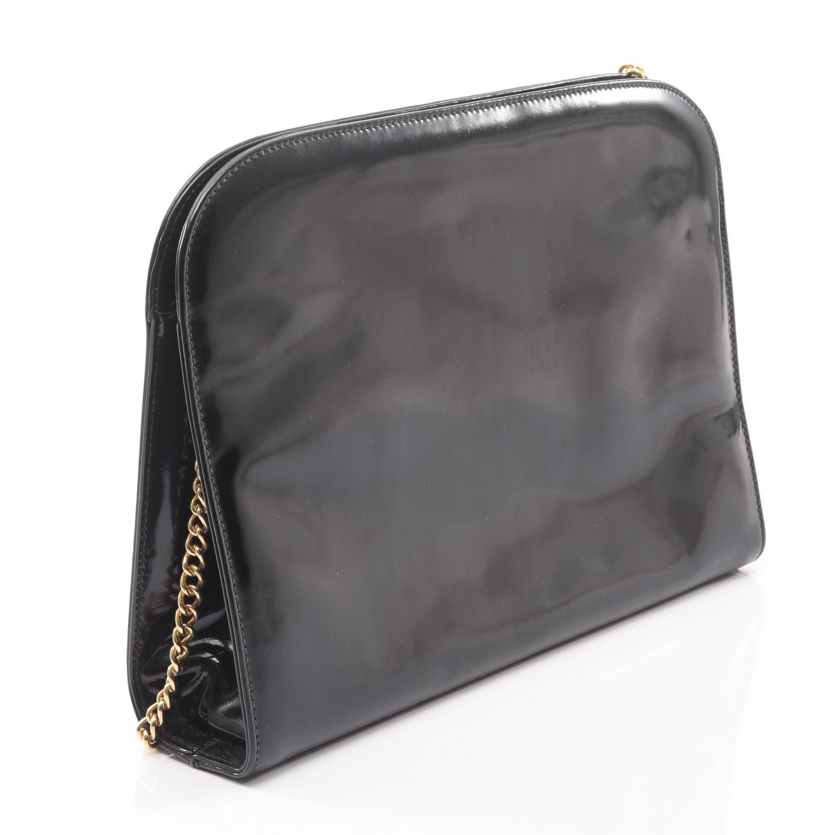 Salvatore Ferragamo Salvatore Ferragamo Salvatore Ferragamo Gancini patent leather shoulder bag Leather Shoulder Bag 210587 DUTY FREE for USA Size ONE SIZE - 2 Thumbnail