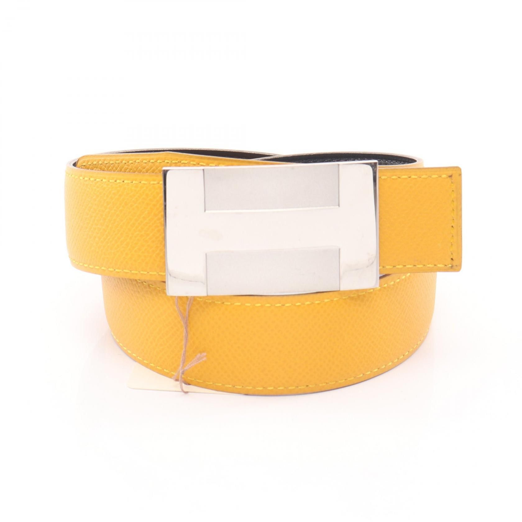Hermes Hermes Hermes H Plaque Reversible Leather Belt Leather Belt Stamp A (1997) DUTY FREE for USA Size ONE SIZE - 7 Thumbnail
