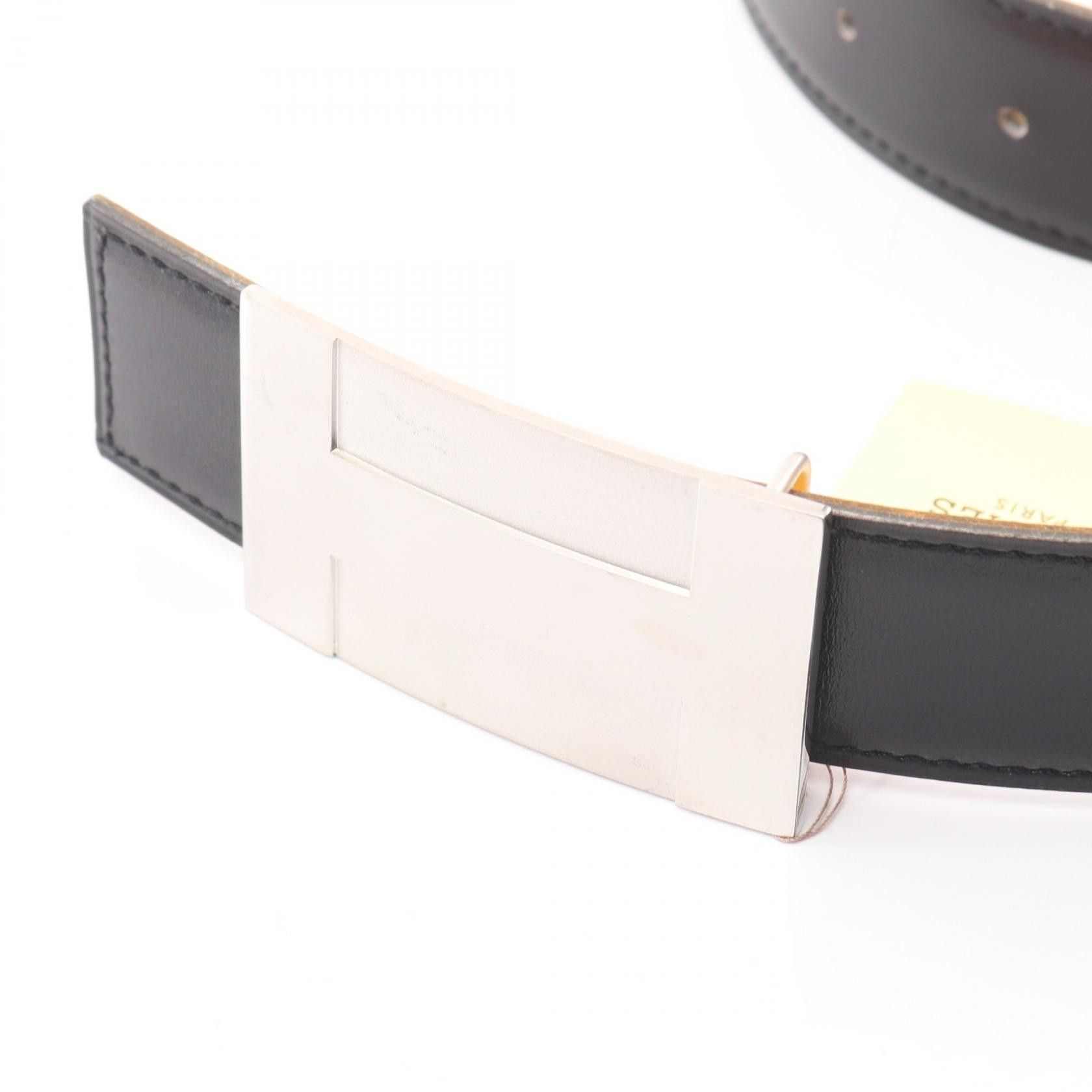 Hermes Hermes Hermes H Plaque Reversible Leather Belt Leather Belt Stamp A (1997) DUTY FREE for USA Size ONE SIZE - 2 Thumbnail