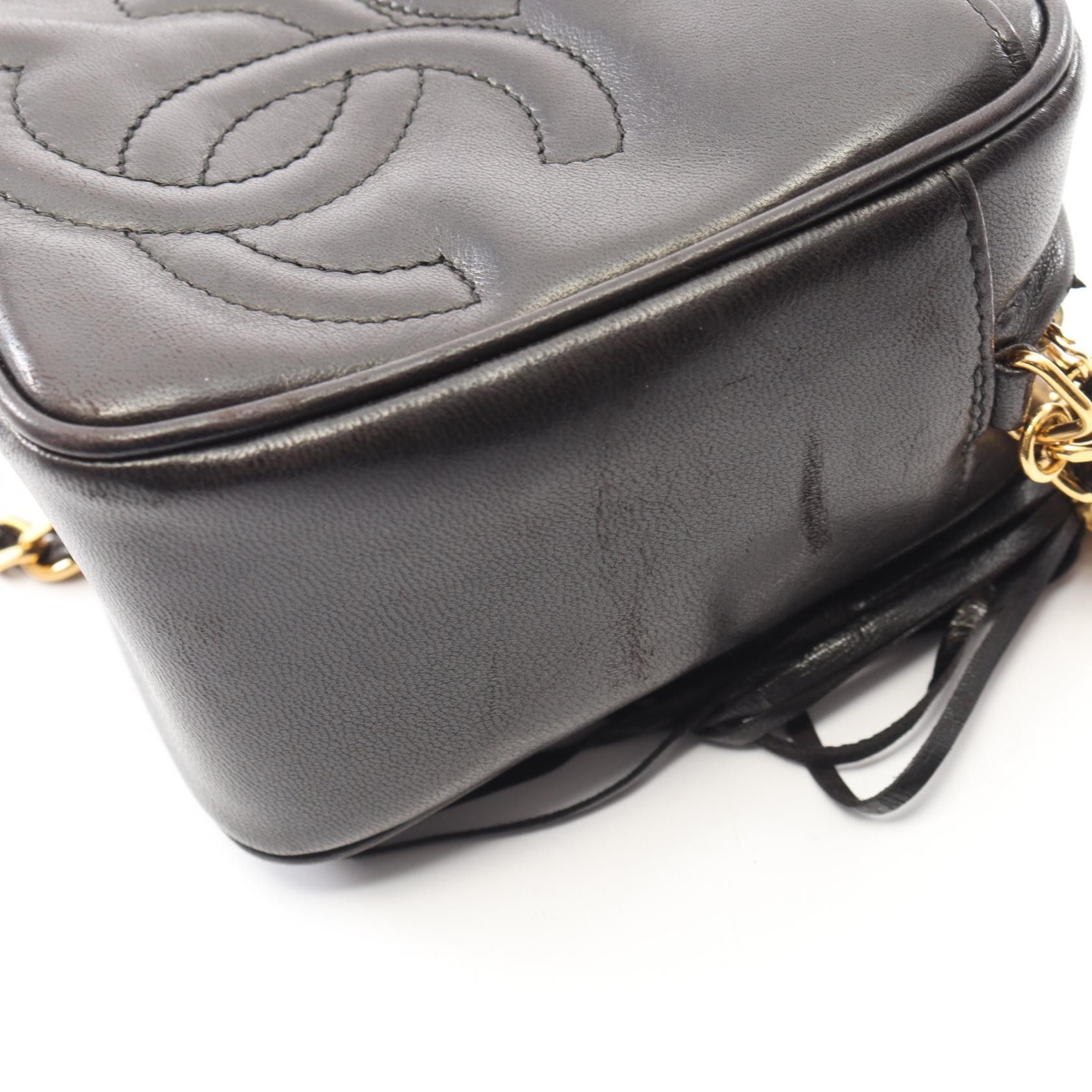Chanel Chanel Chanel Triple Coco Mark Lambskin Shoulder Bag Leather Shoulder Bag DUTY FREE for USA Size ONE SIZE - 10 Thumbnail