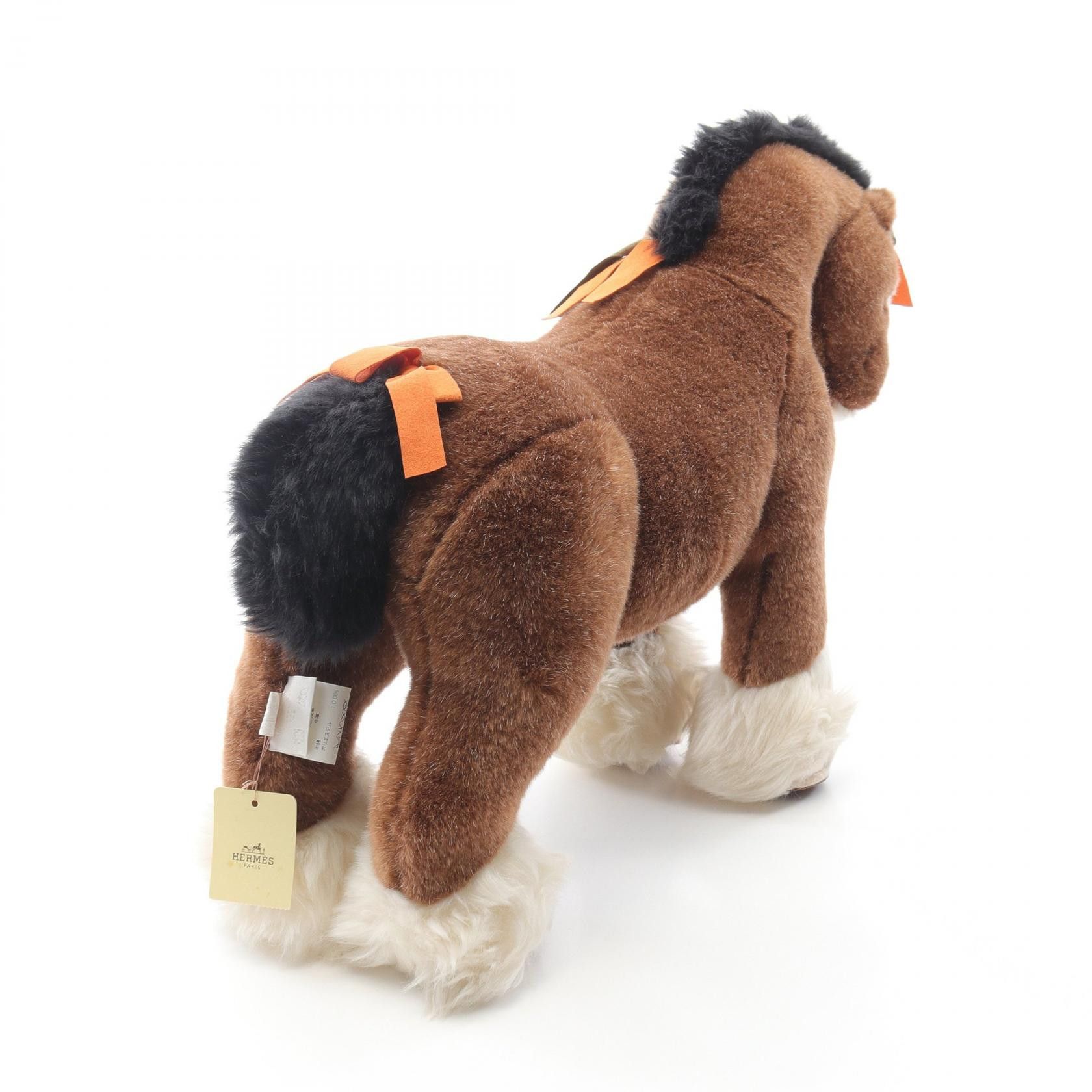 Hermes Hermes Hermes Elemy PM Suede Acrylic Plush Toy Leather Other DUTY FREE for USA Size ONE SIZE - 3 Thumbnail