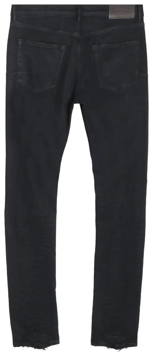 Purple Brand Oil Spill Low Rise Skinny Jean Black Size US 38 / EU 54 - 2 Thumbnail