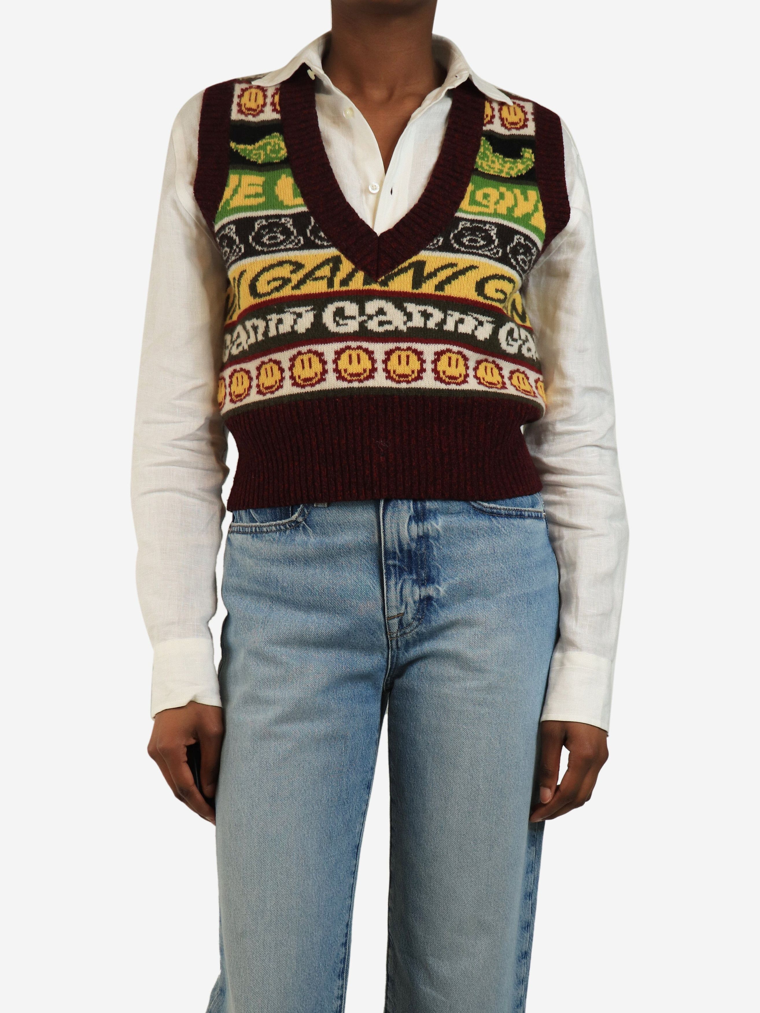 Other Burgundy smiley jumper vest - S Size S / US 4 / IT 40 - 3 Thumbnail