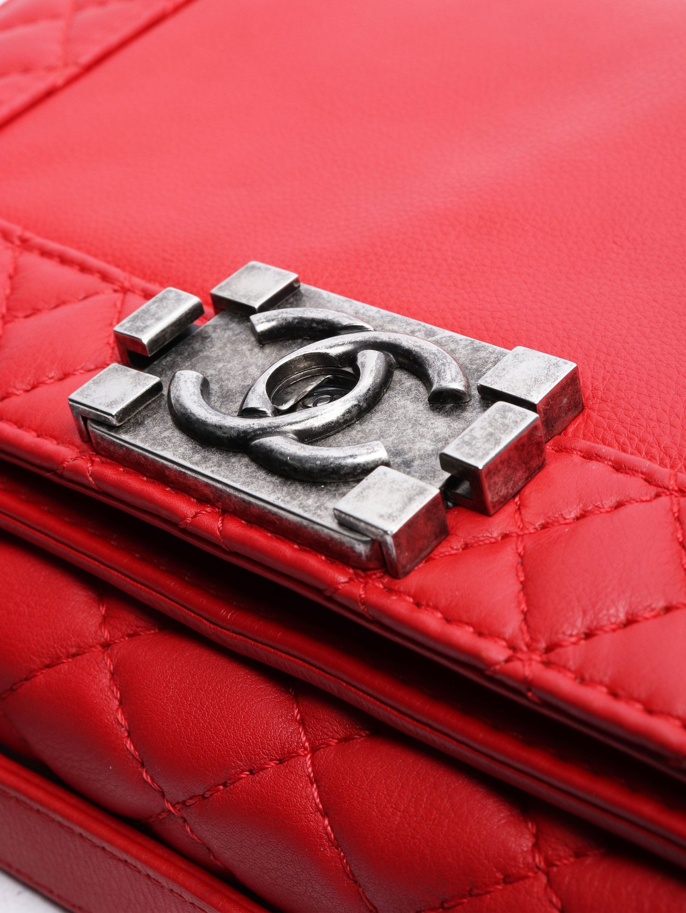 Other Red 2013 lambskin Boy bag Size ONE SIZE - 10 Thumbnail